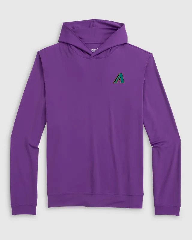 Arizona Diamondbacks Motion Performance Hoodie - Cooperstown Logo made by Johnnie-O