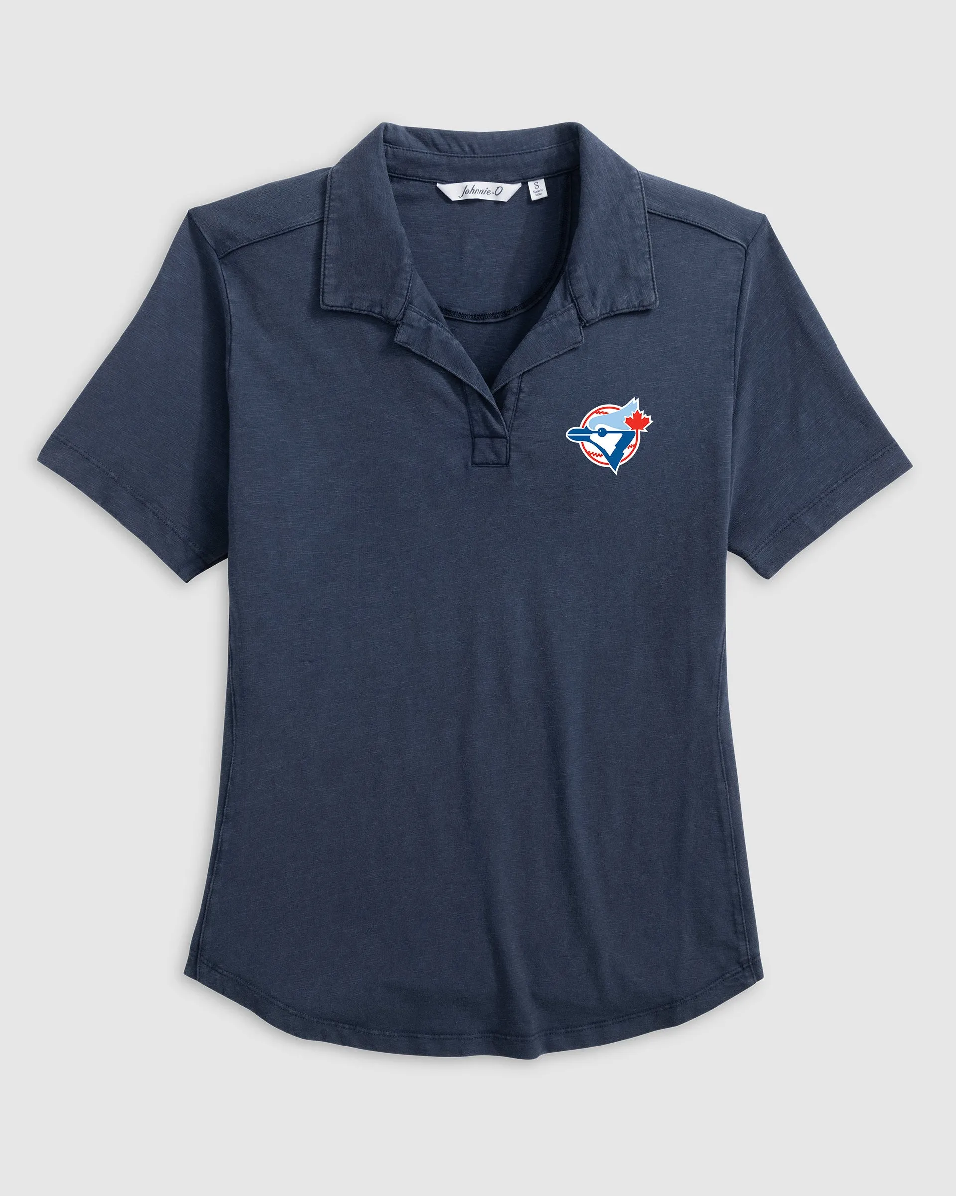 Women's Toronto Blue Jays Coastal Wash Polo - Cooperstown Logo sold by Johnnie-O product image thumbnail 5