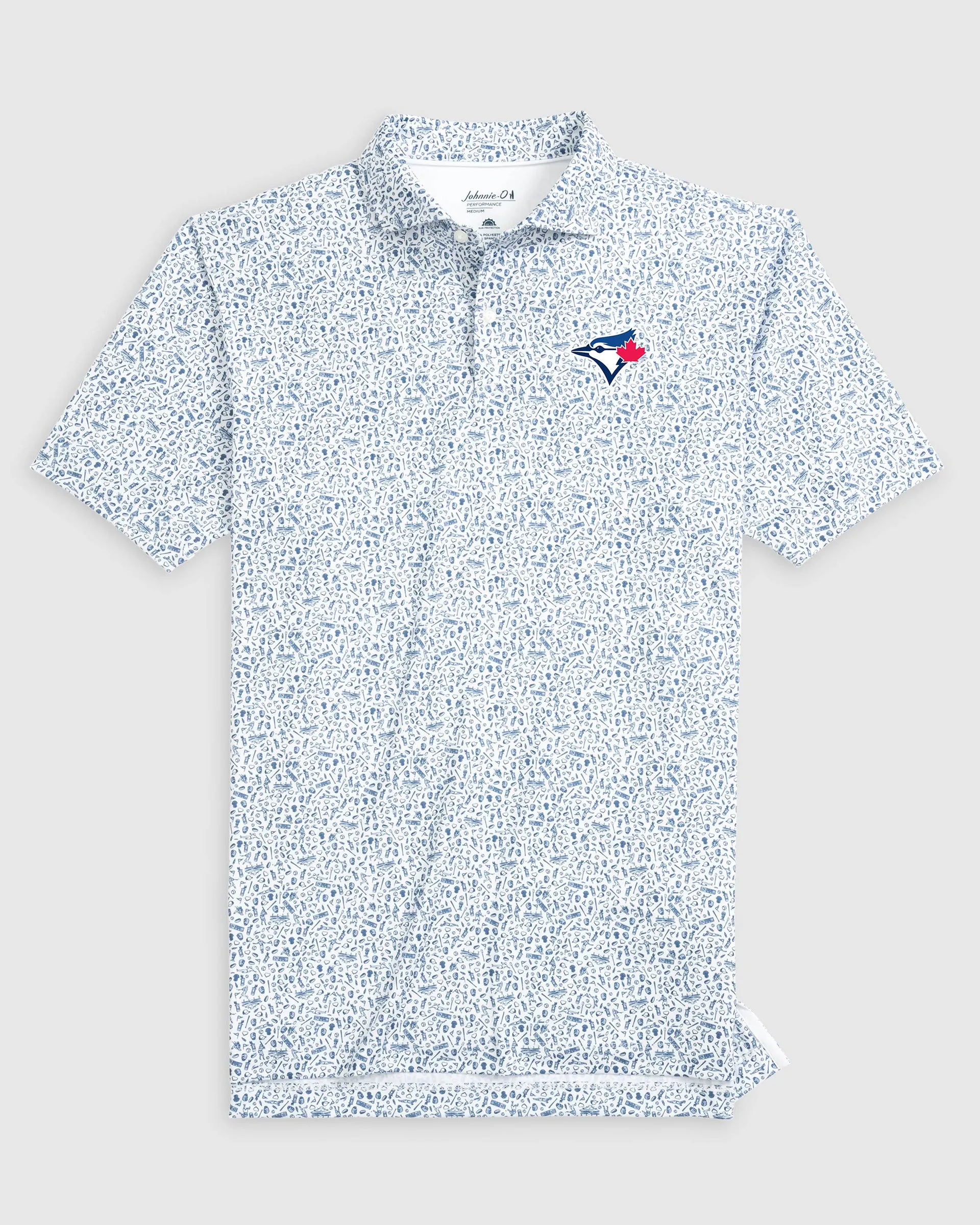 Toronto Blue Jays Rally Cap Performance Polo sold by Johnnie-O product image thumbnail 2