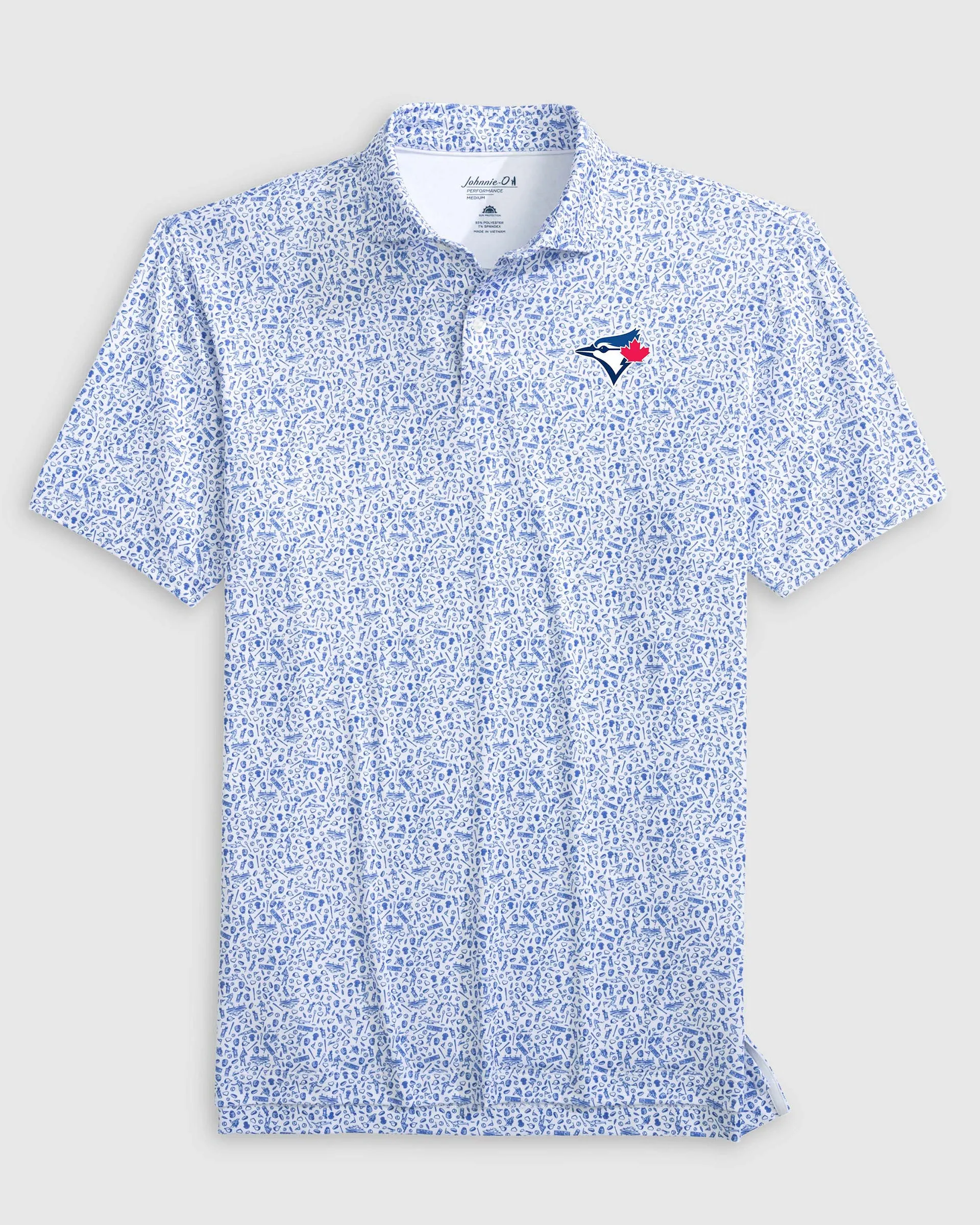 Toronto Blue Jays Rally Cap Performance Polo sold by Johnnie-O