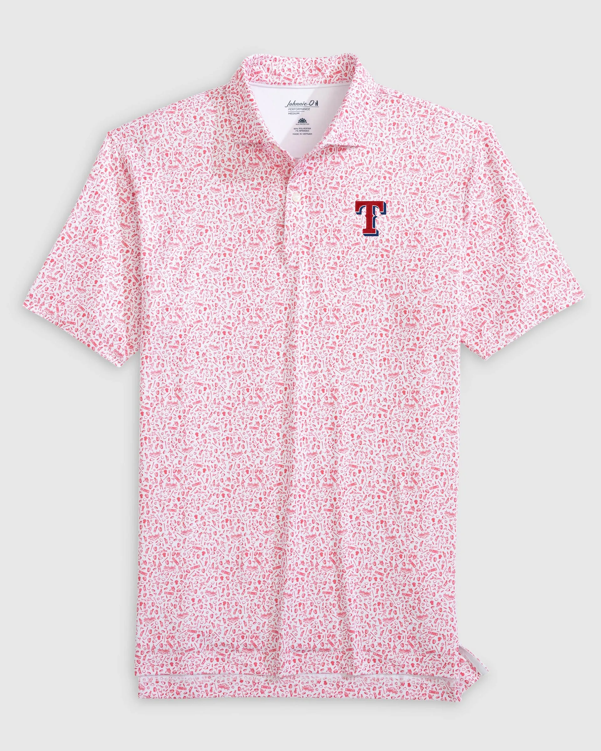 Texas Rangers Rally Cap Performance Polo sold by Johnnie-O product image thumbnail 2