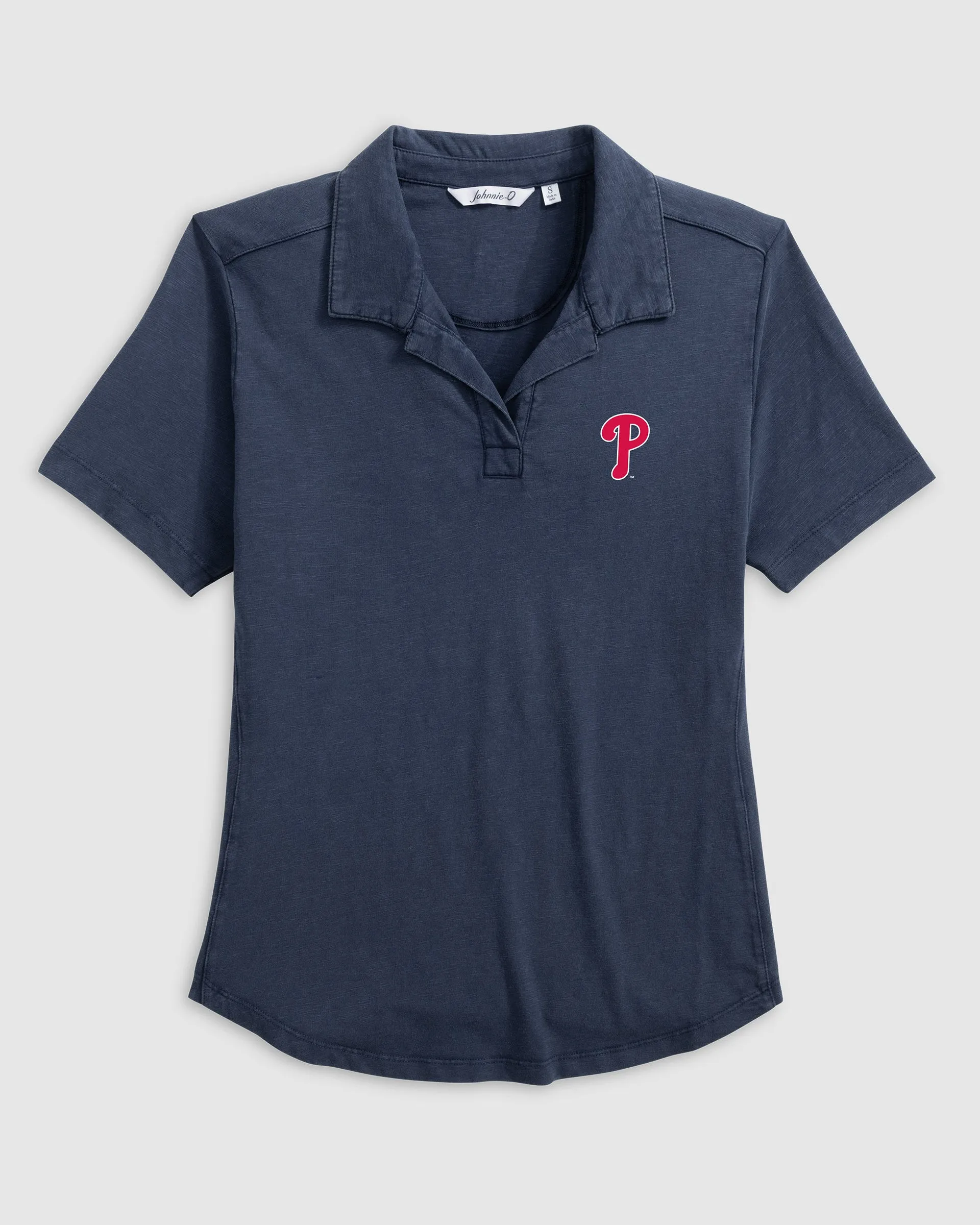 Women's Philadelphia Phillies Coastal Wash Polo sold by Johnnie-O product image thumbnail 4