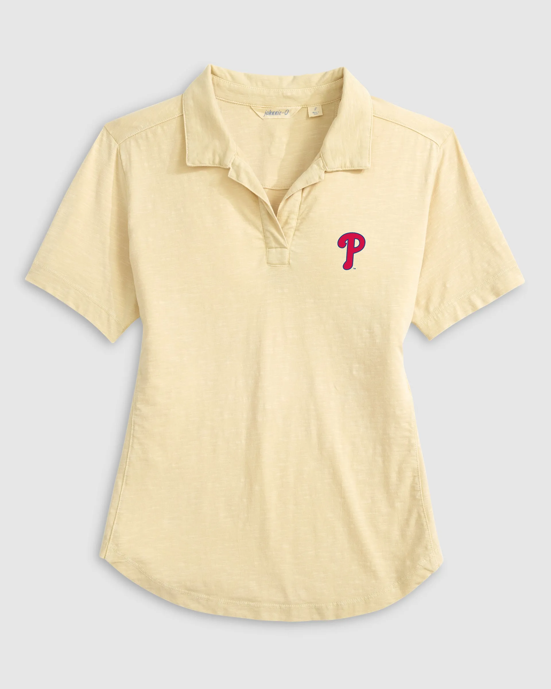 Women's Philadelphia Phillies Coastal Wash Polo sold by Johnnie-O product image thumbnail 2