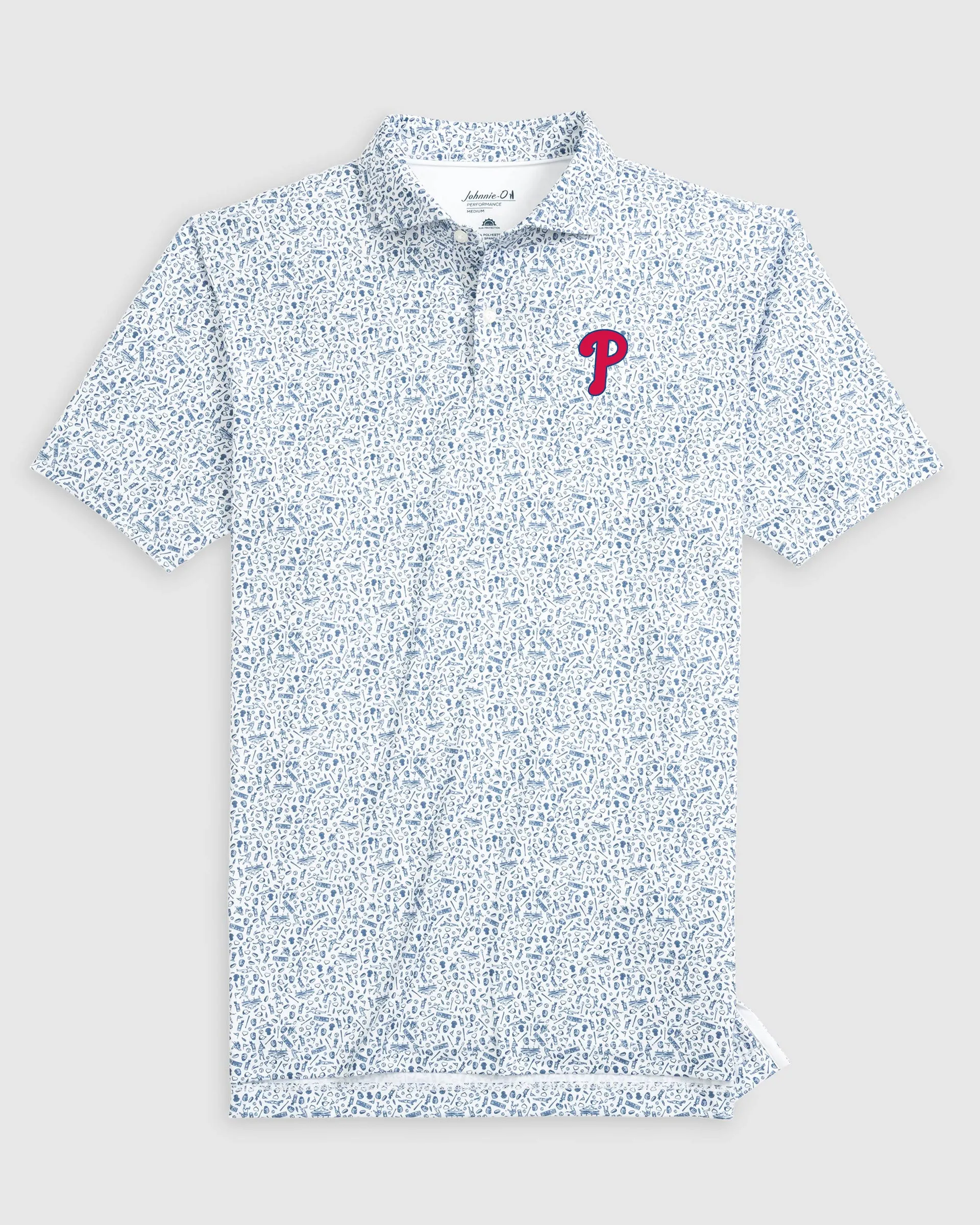 Philadelphia Phillies Rally Cap Performance Polo sold by Johnnie-O