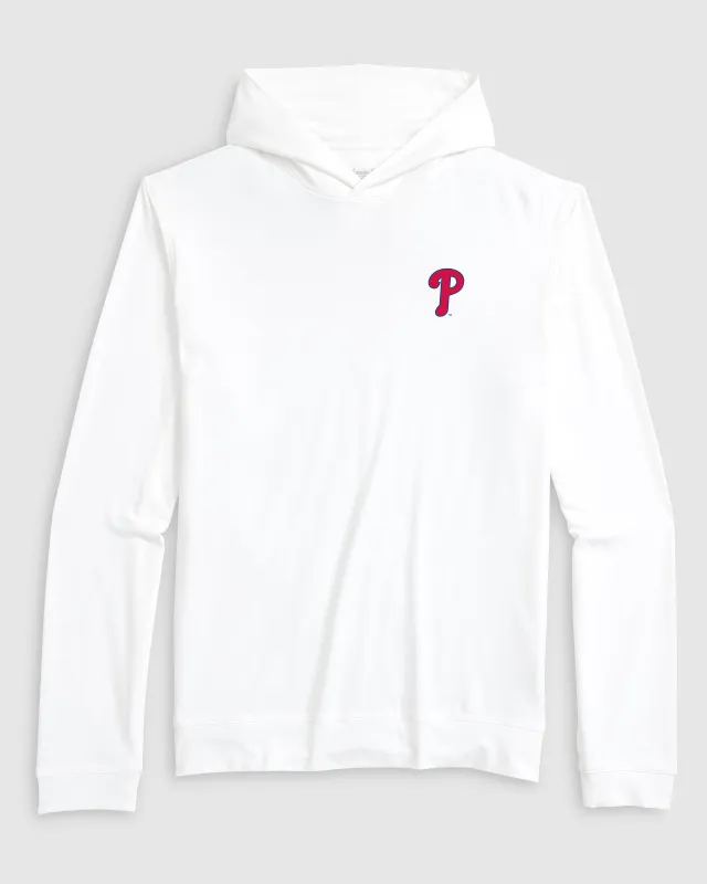 Philadelphia Phillies Motion Performance Hoodie made by Johnnie-O