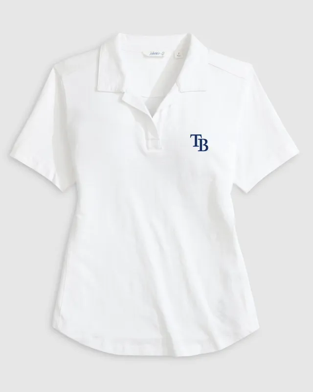 Women's Tampa Bay Rays Coastal Wash Polo sold by Johnnie-O