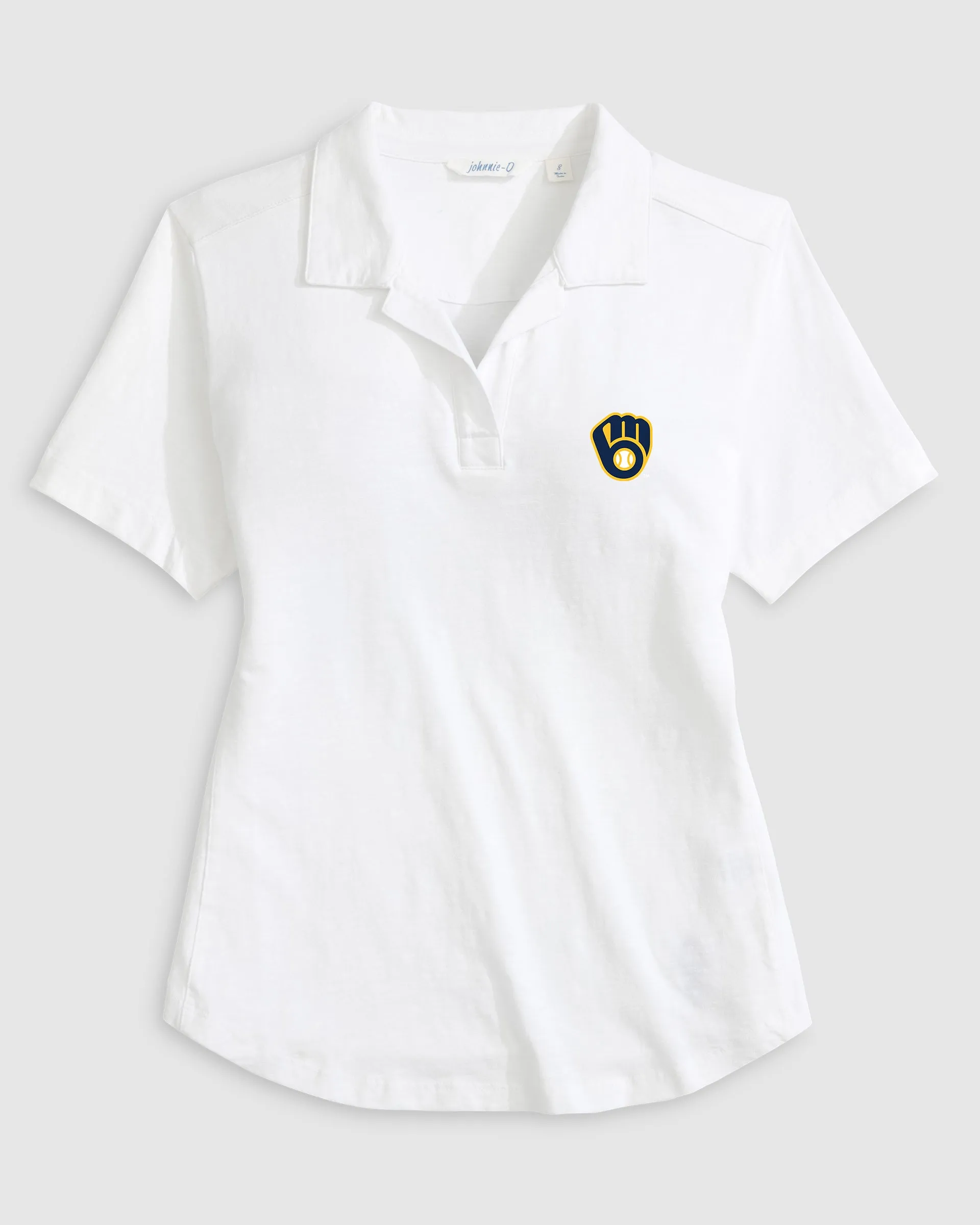 Women's Milwaukee Brewers Coastal Wash Polo sold by Johnnie-O product image thumbnail 3