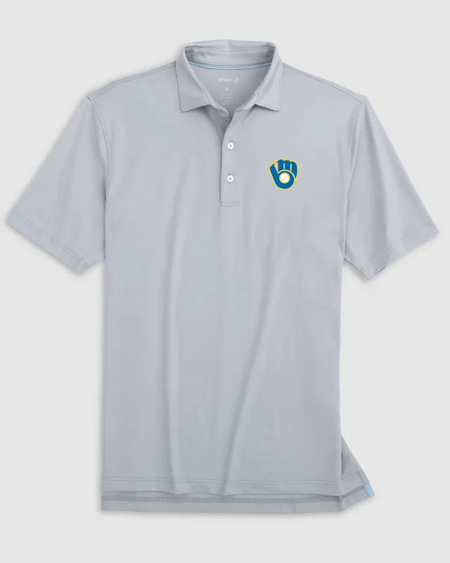 Milwaukee Brewers Birdie Performance Jersey Polo - Cooperstown Logo sold by Johnnie-O