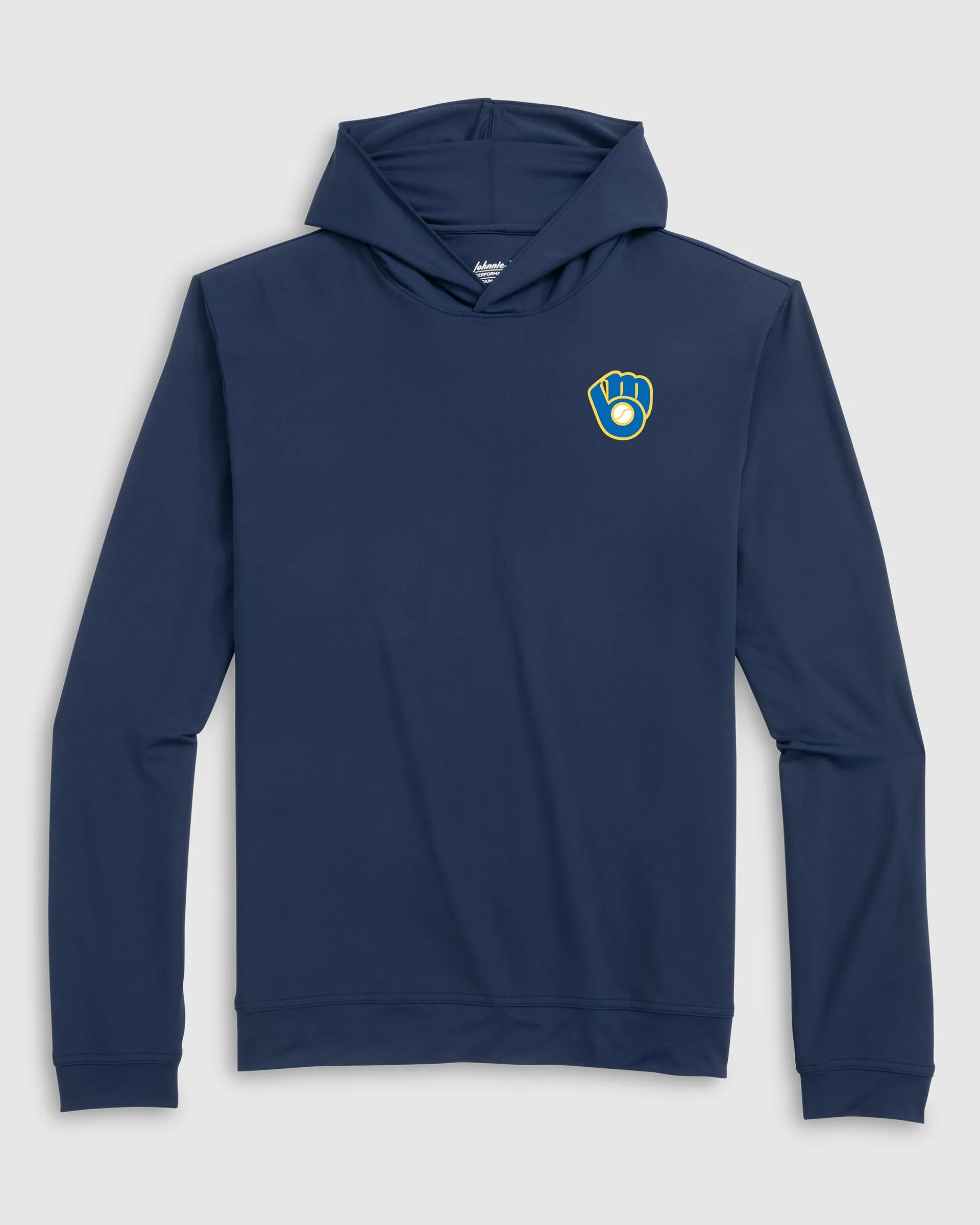 Milwaukee Brewers Motion Performance Hoodie - Cooperstown Logo sold by Johnnie-O product image thumbnail 5