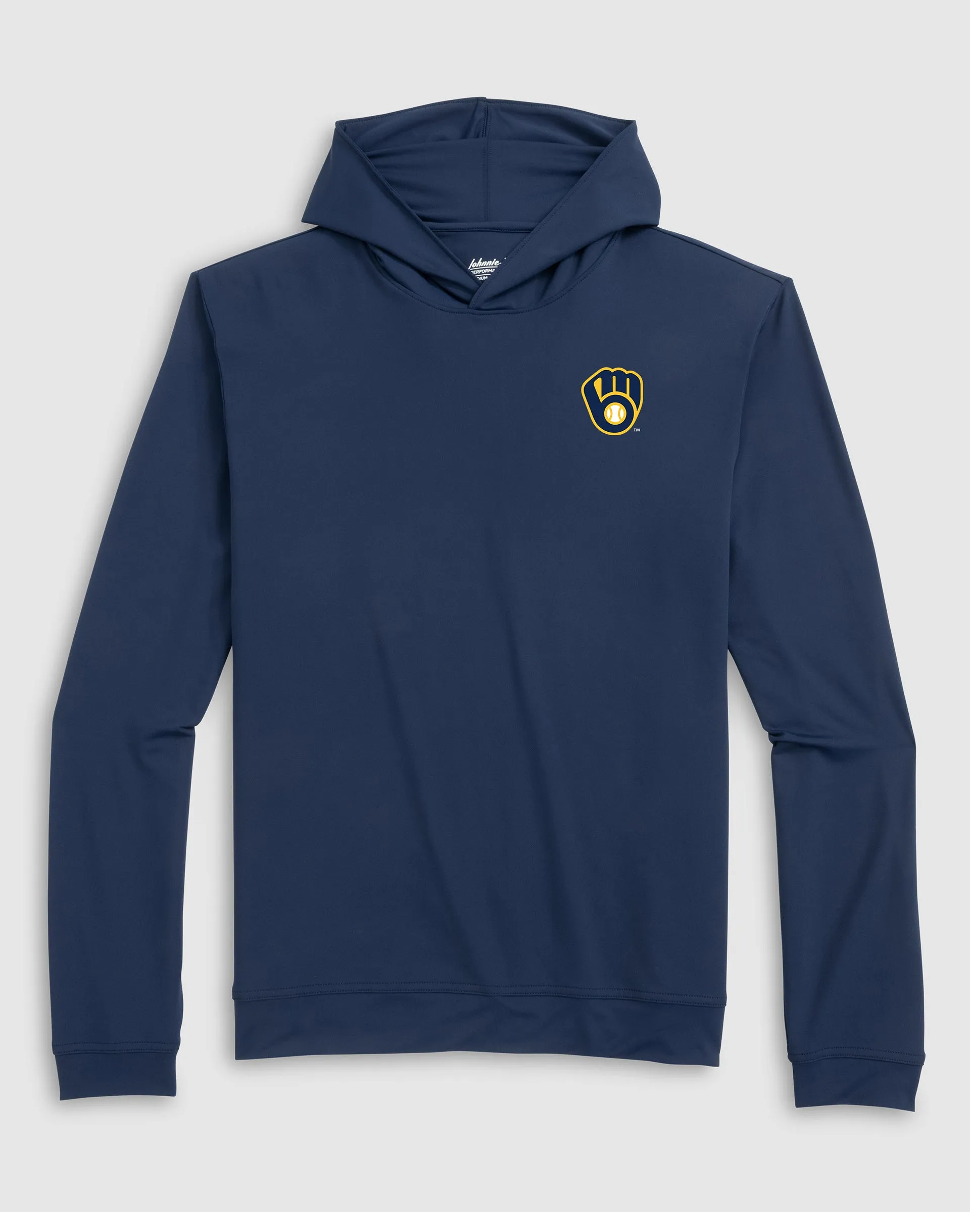 Milwaukee Brewers Motion Performance Hoodie sold by Johnnie-O