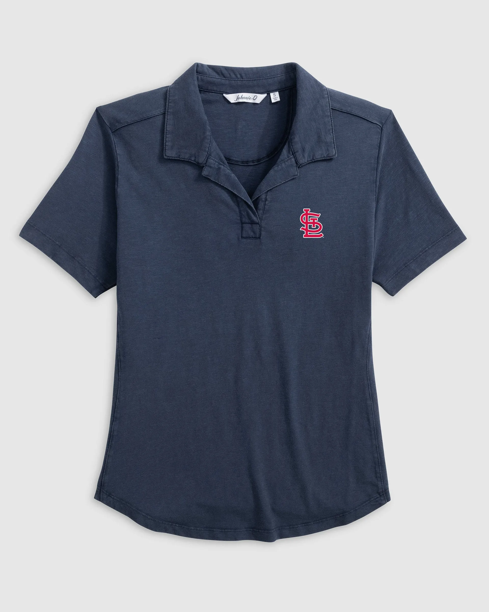 Women's St. Louis Cardinals Coastal Wash Polo sold by Johnnie-O product image thumbnail 4