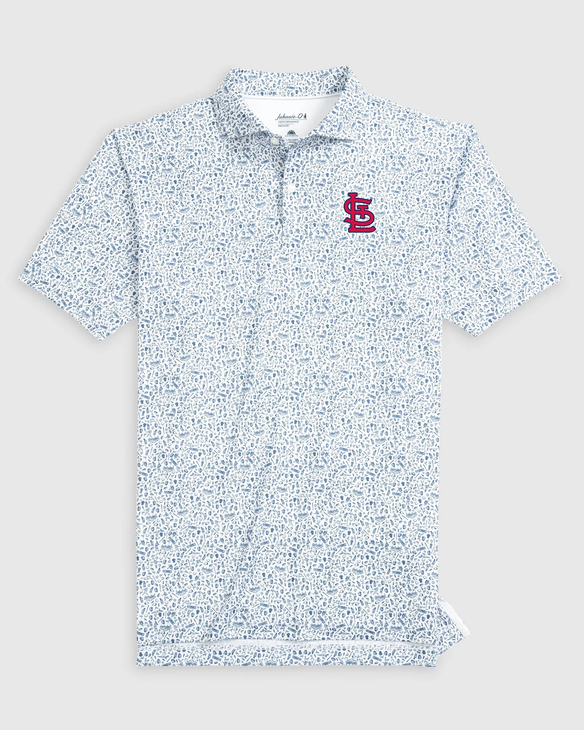 St. Louis Cardinals Rally Cap Performance Polo sold by Johnnie-O product image thumbnail 2