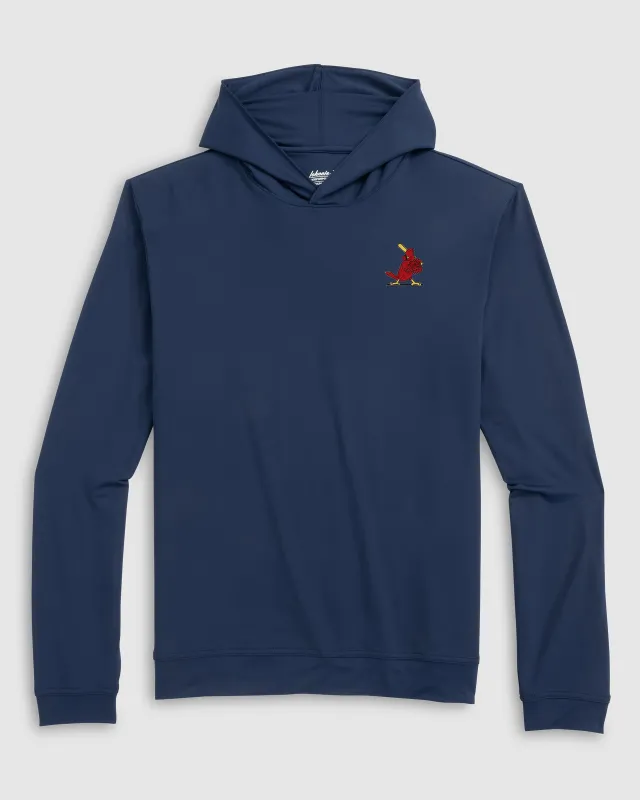 St. Louis Cardinals Motion Performance Hoodie - Cooperstown Logo made by Johnnie-O