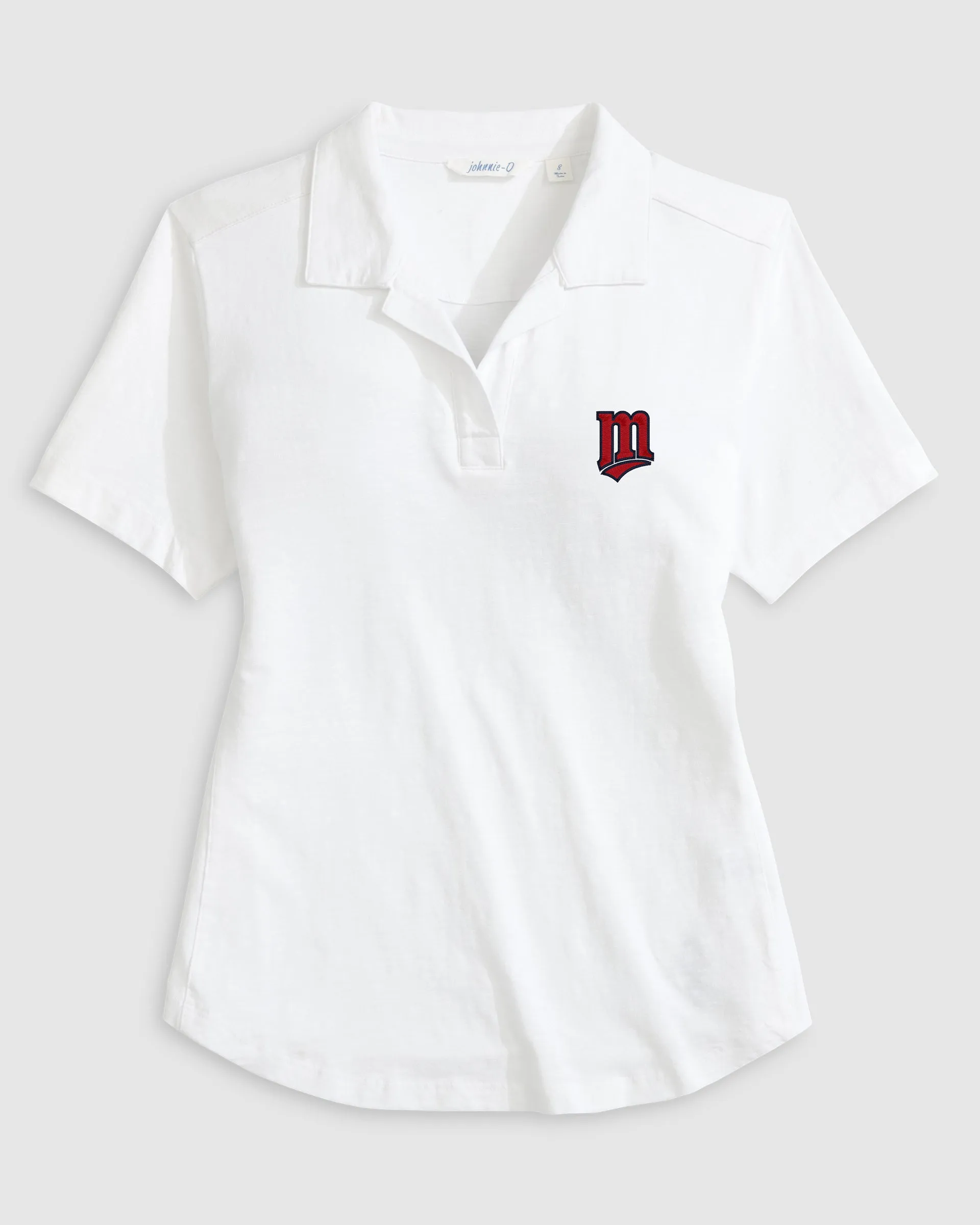 Women's Minnesota Twins Coastal Wash Polo - Cooperstown Logo sold by Johnnie-O