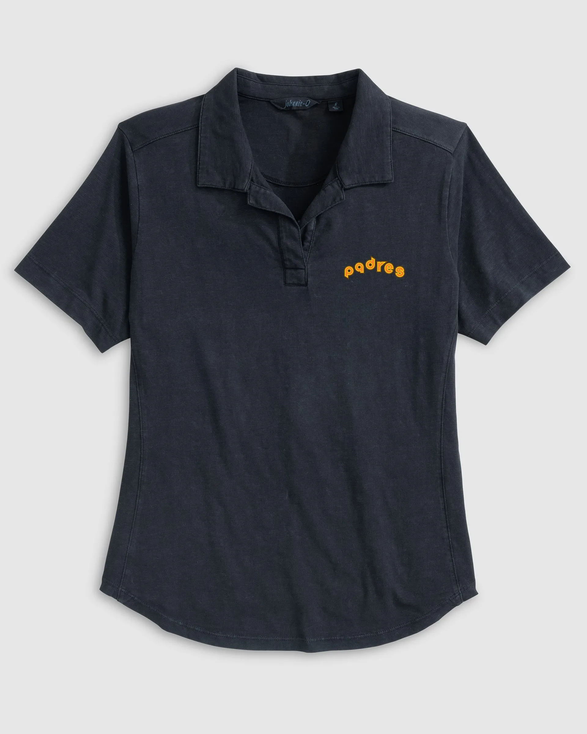 Women's San Diego Padres Coastal Wash Polo - Cooperstown Logo sold by Johnnie-O