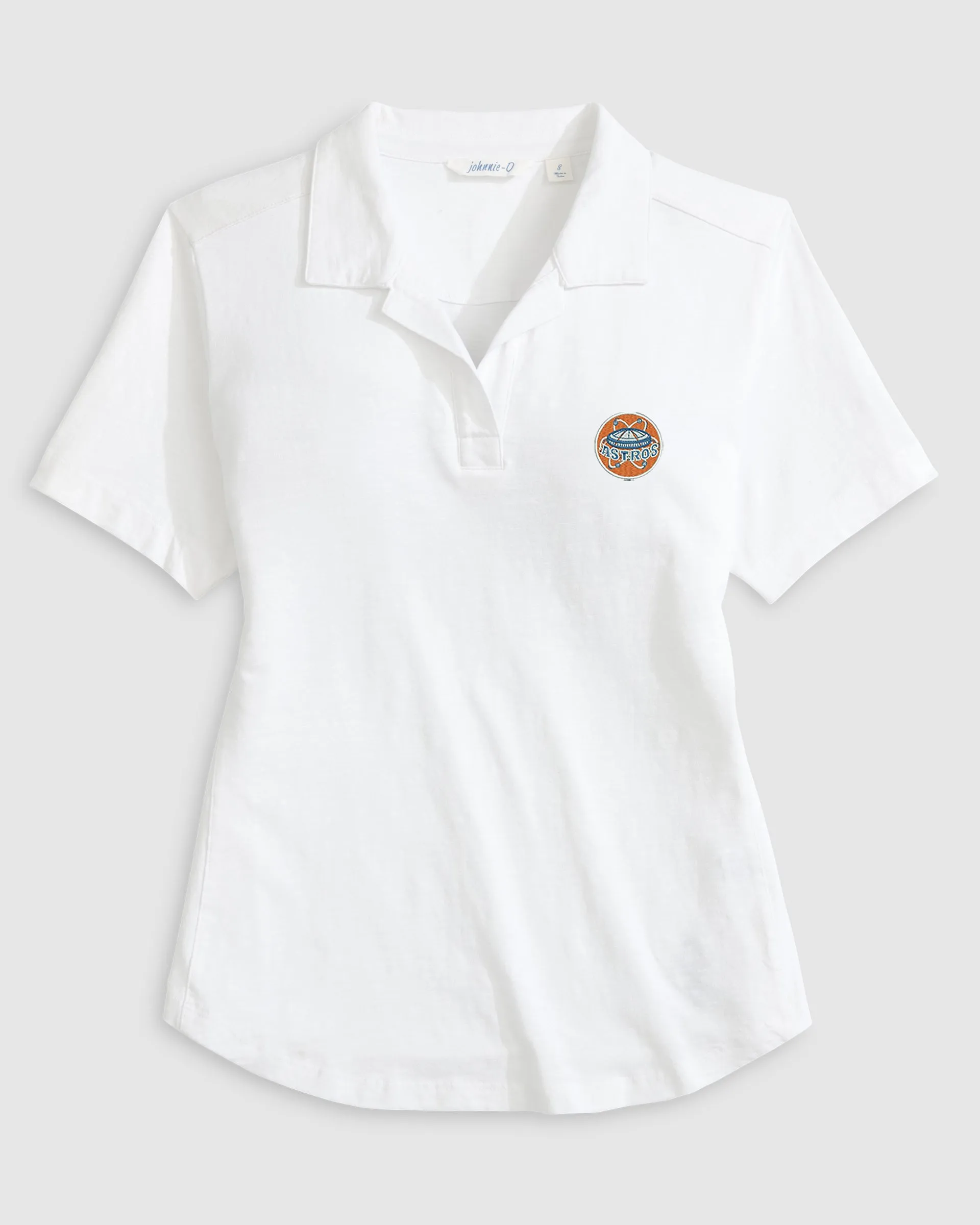 Women's Houston Astros Coastal Wash Polo - Cooperstown Logo sold by Johnnie-O product image thumbnail 3