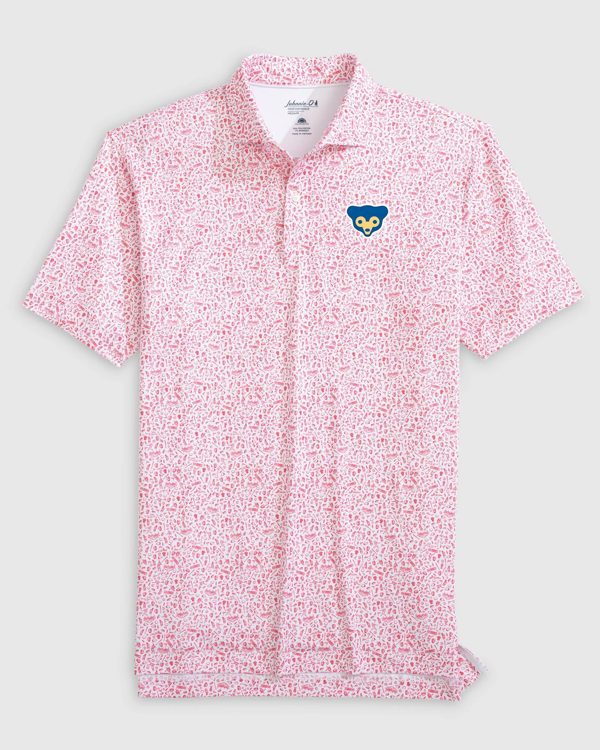 Chicago Cubs Rally Cap Performance Polo - Cooperstown Logo sold by Johnnie-O product image thumbnail 4