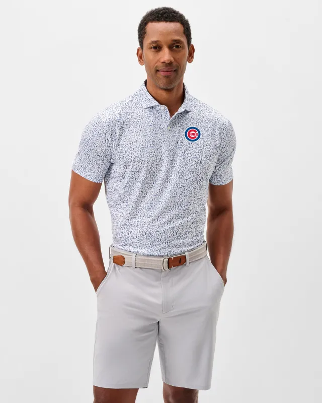 Chicago Cubs Rally Cap Performance Polo made by Johnnie-O