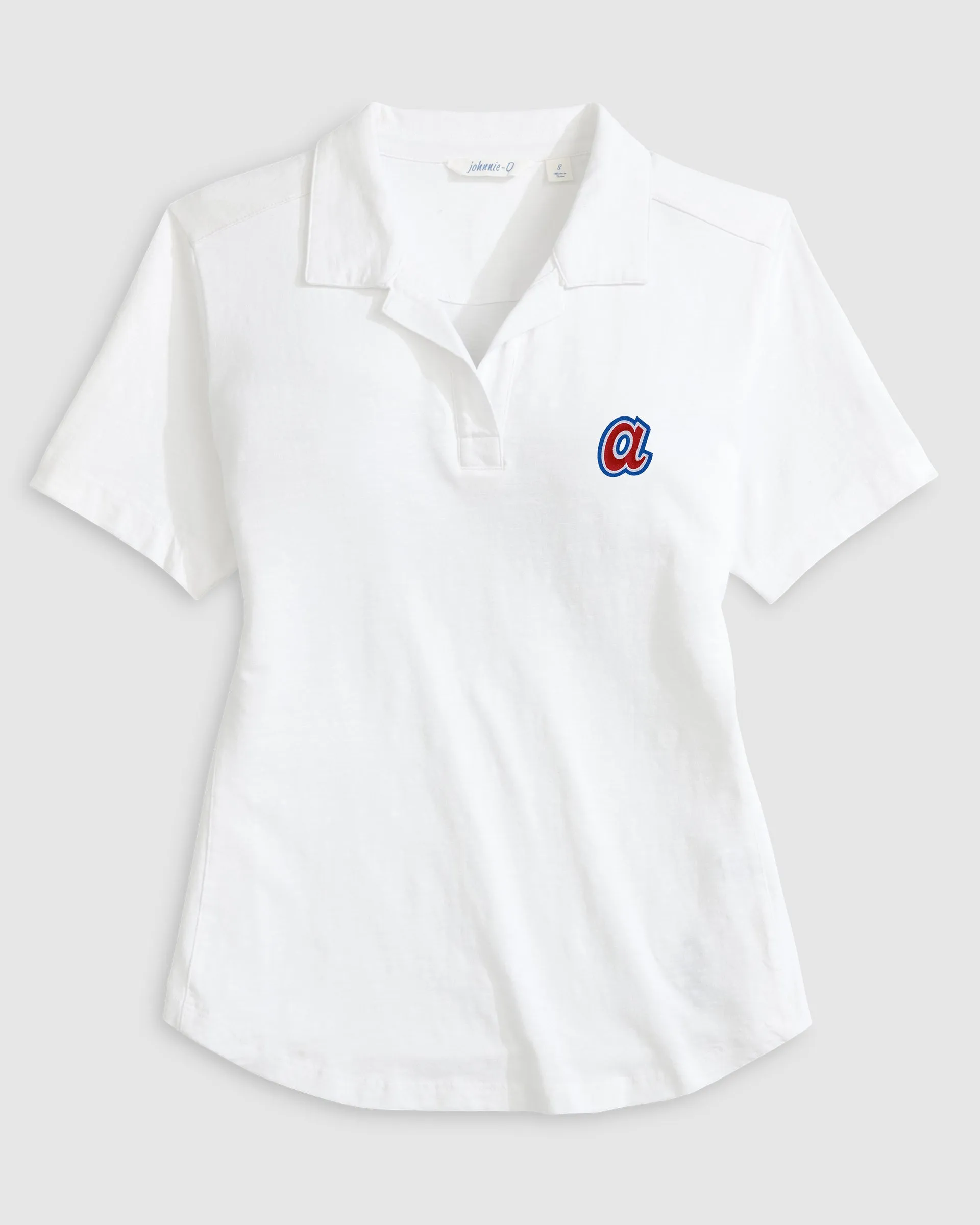 Women's Atlanta Braves Coastal Wash Polo - Cooperstown Logo sold by Johnnie-O product image thumbnail 5