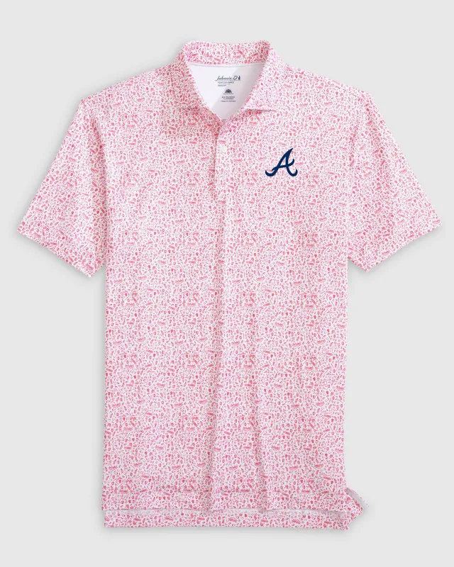 Atlanta Braves Rally Cap Performance Polo sold by Johnnie-O