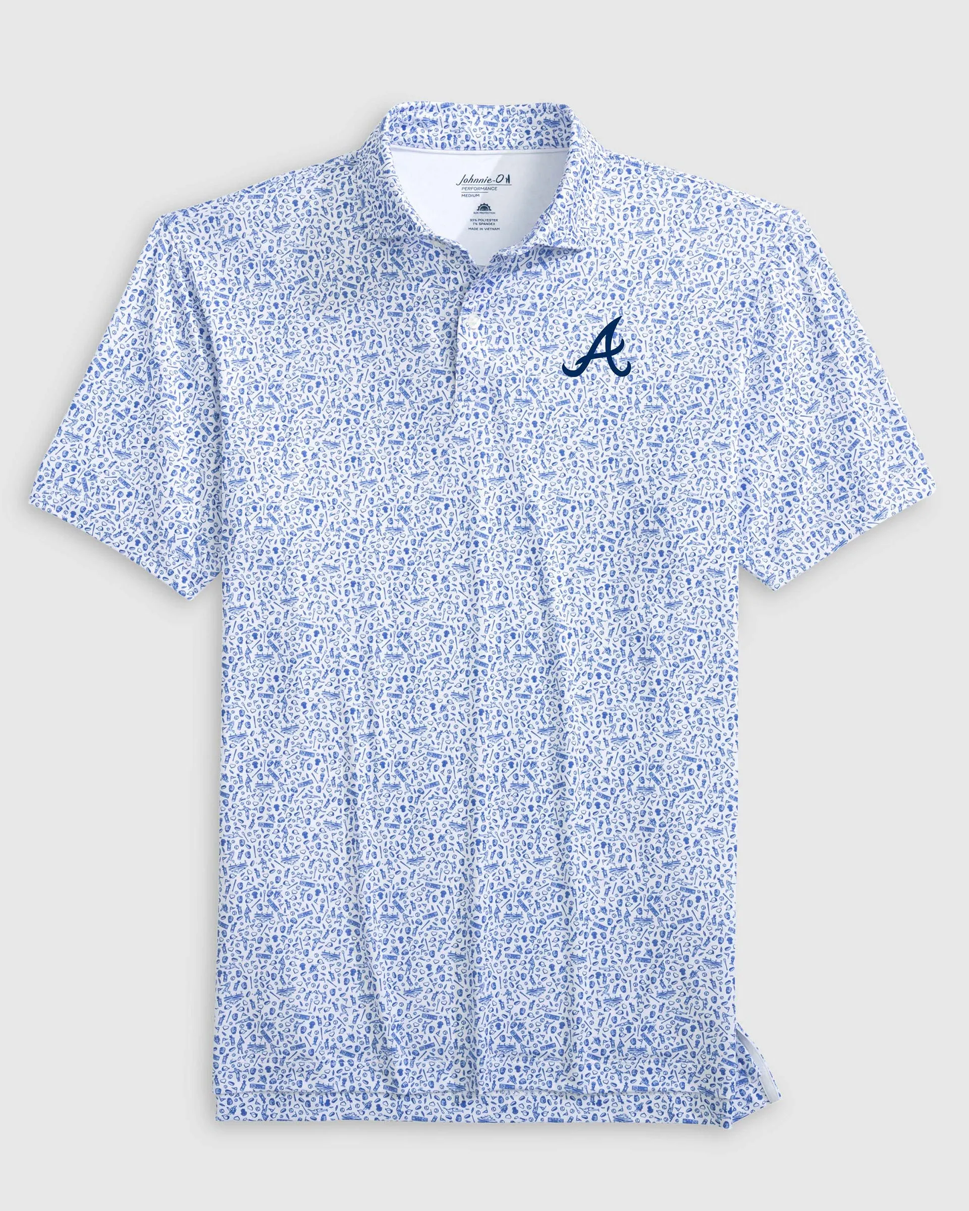 Atlanta Braves Rally Cap Performance Polo sold by Johnnie-O product image thumbnail 3