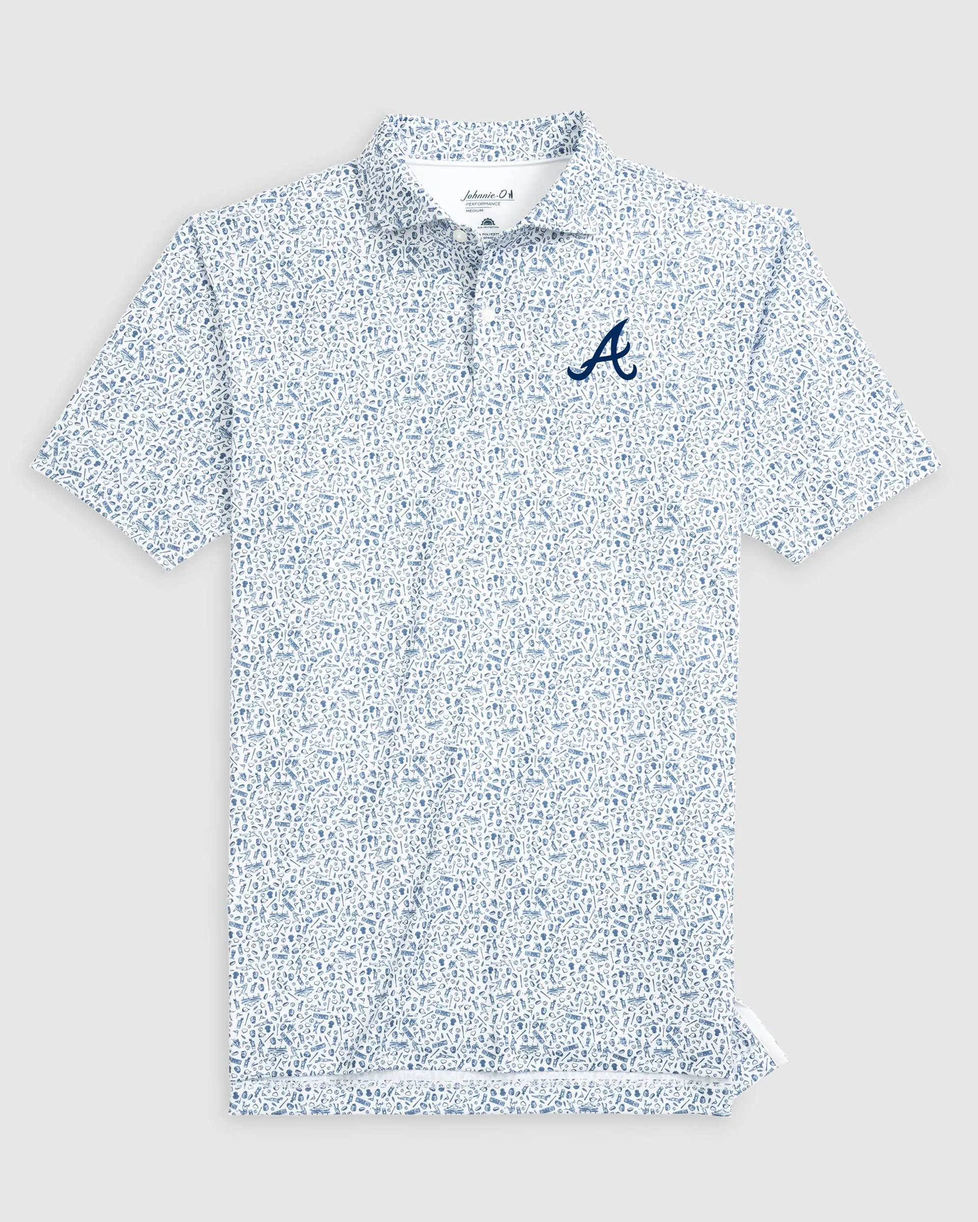 Atlanta Braves Rally Cap Performance Polo sold by Johnnie-O product image thumbnail 2