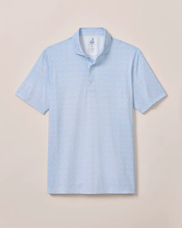 PerryGolf Featherweight Performance Polo - Four Leaf sold by Johnnie-O