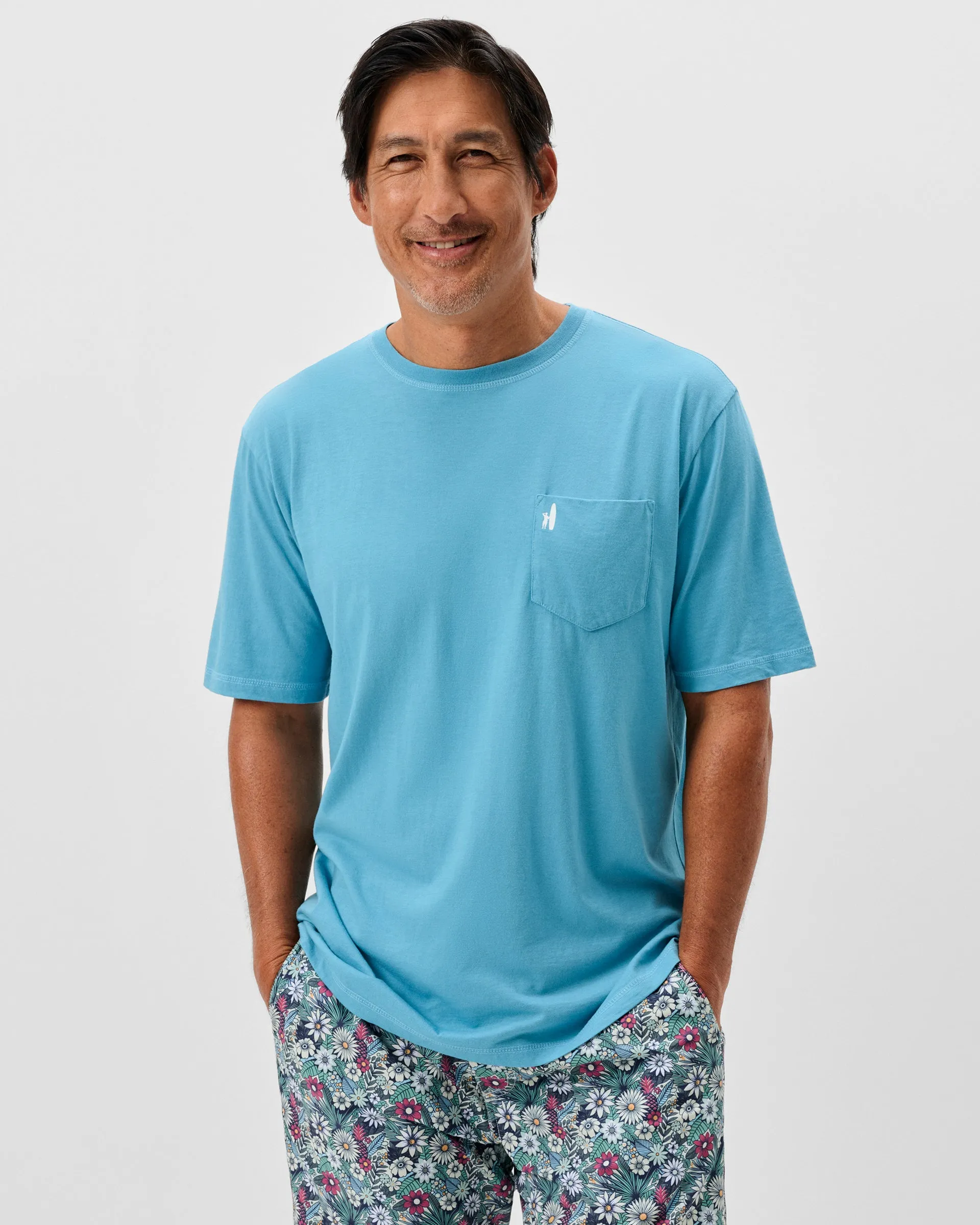 Dale Cotton Blend T-Shirt - Born to Surf sold by Johnnie-O product image thumbnail 3