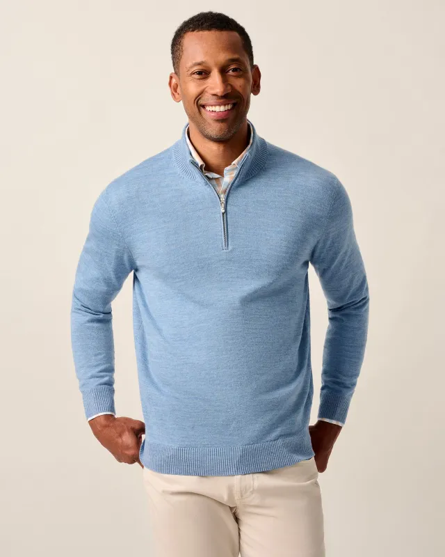 Raynor Merino 1/4 Zip Sweater sold by Johnnie-O
