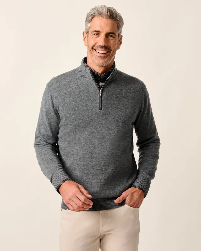 Raynor Merino 1/4 Zip Sweater sold by Johnnie-O