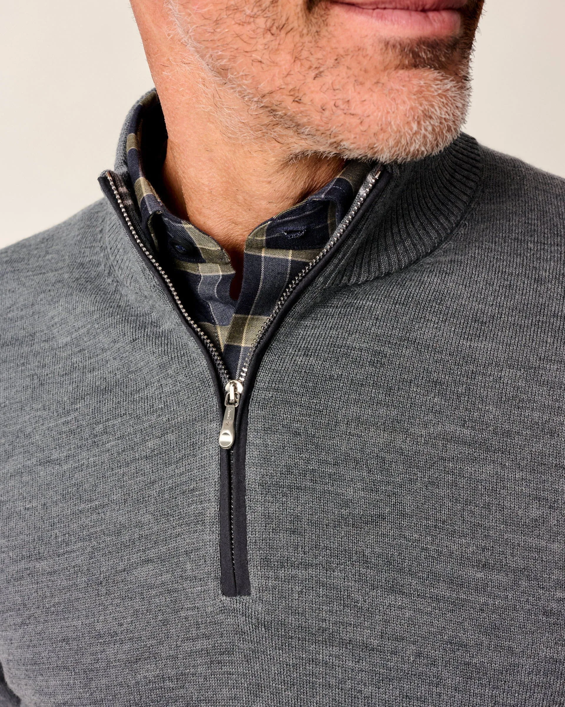 Raynor Merino 1/4 Zip Sweater sold by Johnnie-O product image thumbnail 2