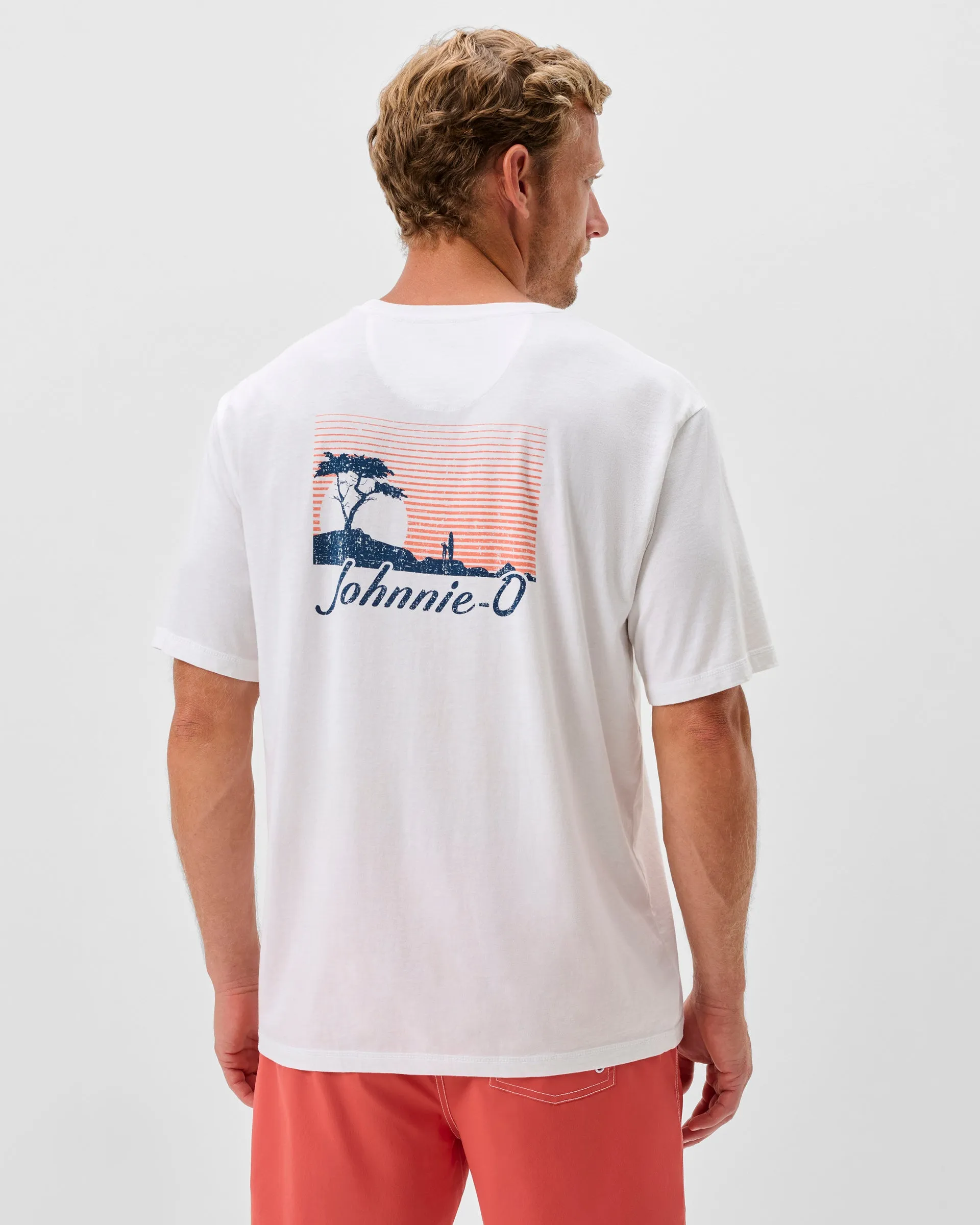 Dale Cotton Blend T-Shirt - Shoreline sold by Johnnie-O