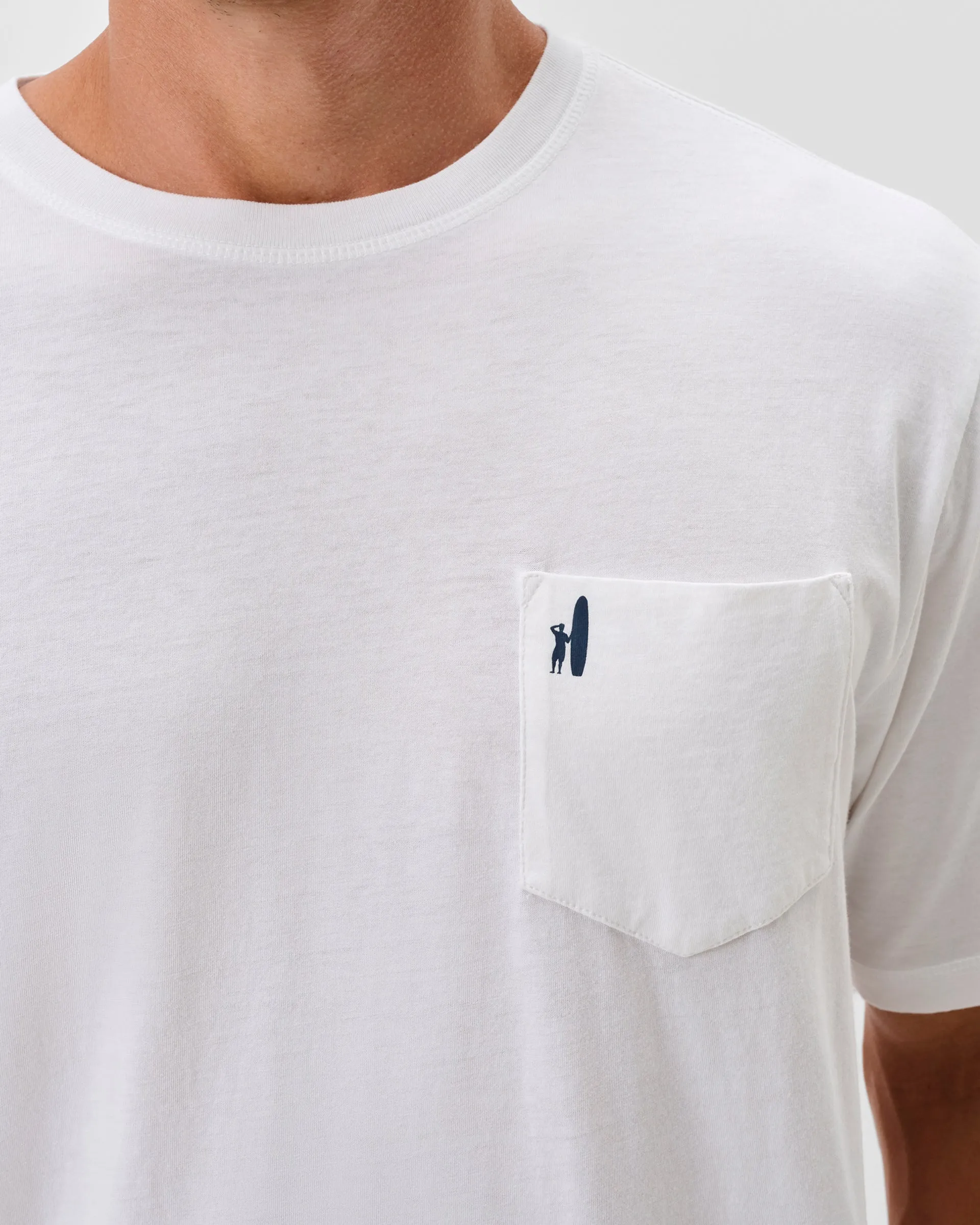 Dale Cotton Blend T-Shirt - Shoreline sold by Johnnie-O product image thumbnail 3