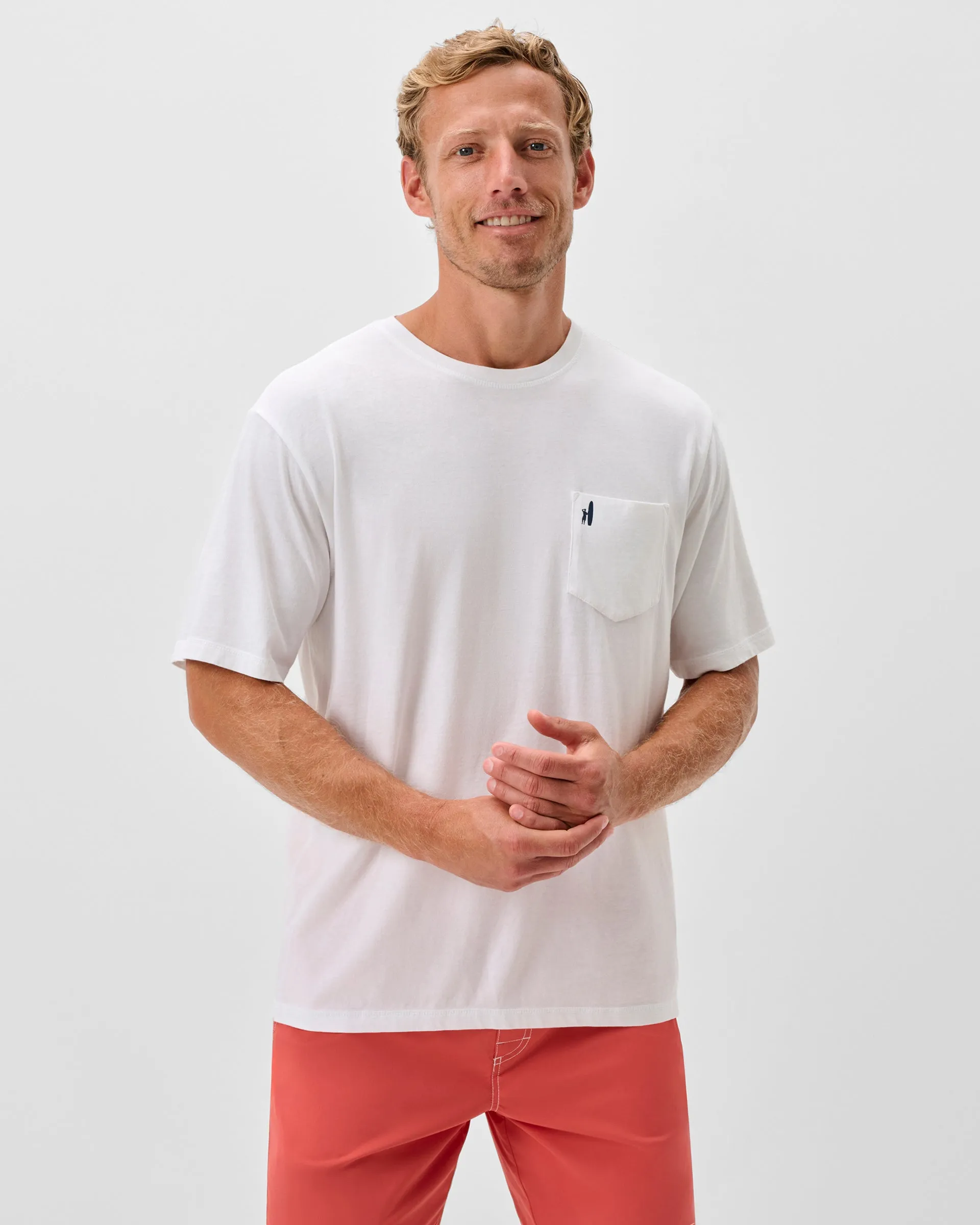 Dale Cotton Blend T-Shirt - Shoreline sold by Johnnie-O product image thumbnail 4