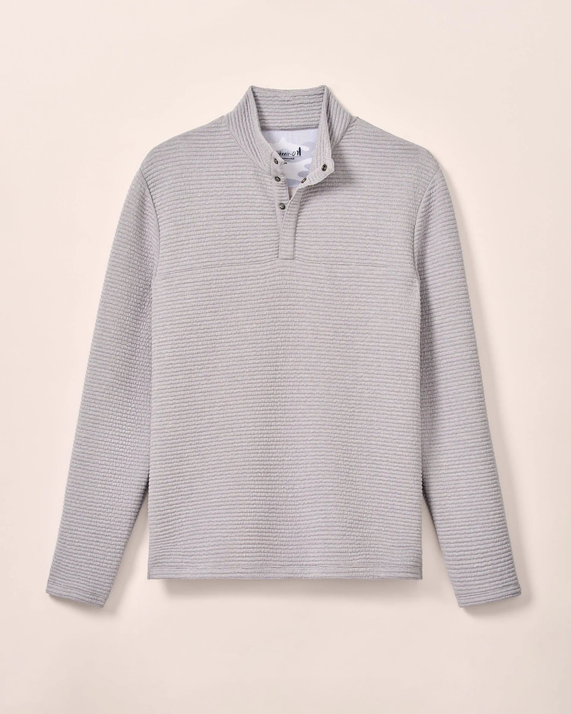 Benjy Heathered Henley Pullover sold by Johnnie-O product image thumbnail 5