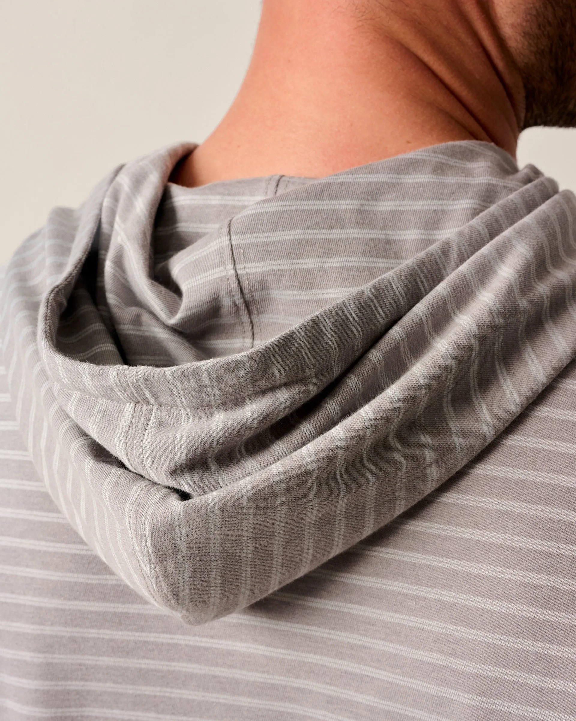 Wycliff Striped Long-Sleeve T-Shirt Hoodie sold by Johnnie-O product image thumbnail 3