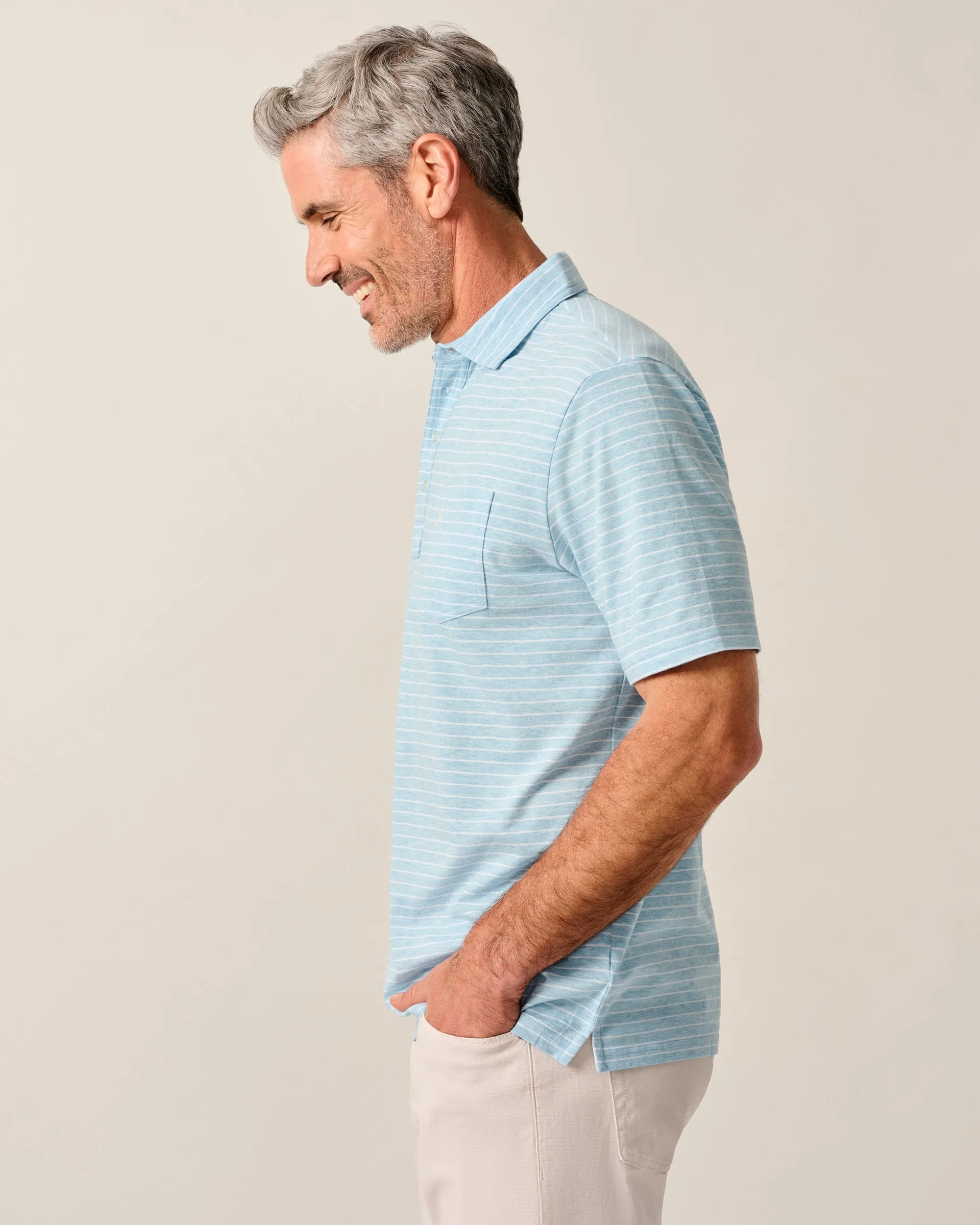 Original 4-Button Polo - Ryan Stripe sold by Johnnie-O product image thumbnail 3