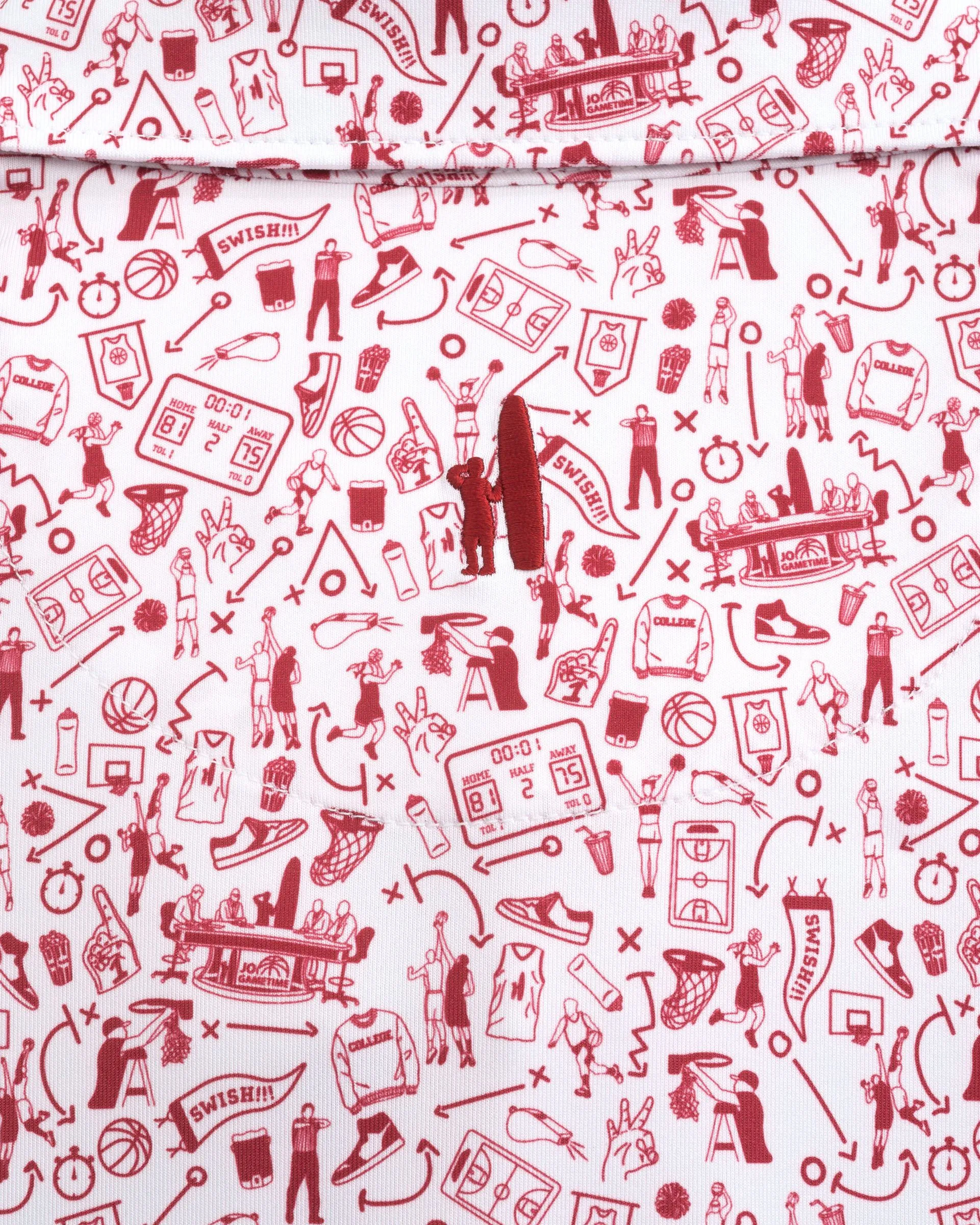 Hoop There It Is Printed Jersey Performance Polo sold by Johnnie-O product image thumbnail 3