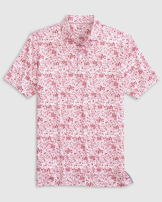 Tailgater Printed Jersey Performance Polo made by Johnnie-O