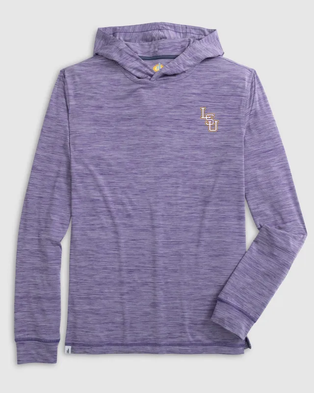 Louisiana State University Talon Featherweight Performance Hoodie - Baseball Logo made by Johnnie-O