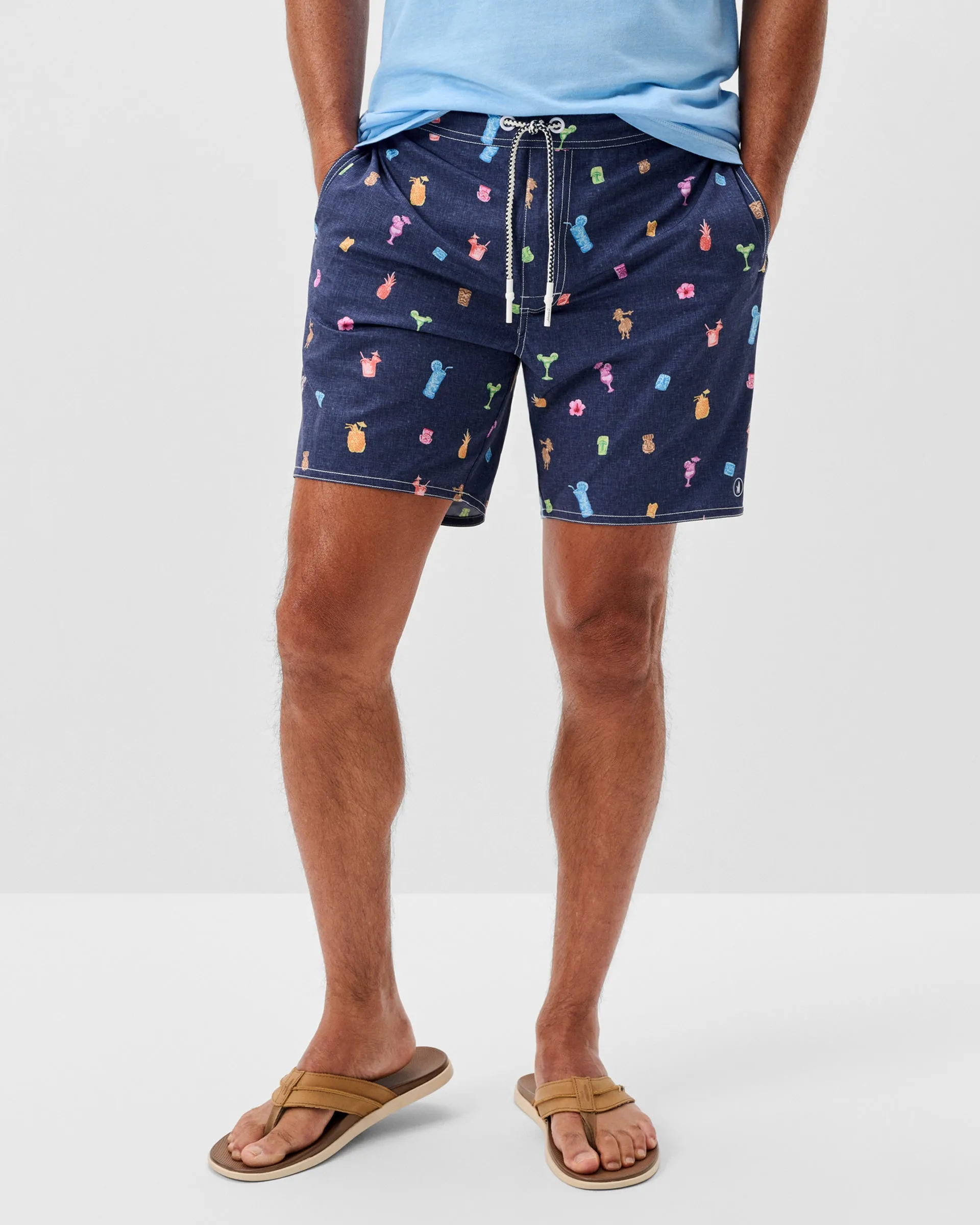 Half Elastic 7" Swim Trunks sold by Johnnie-O