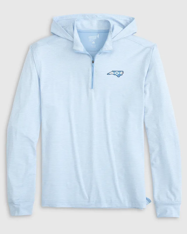 University of North Carolina Hybrid Hoodie - Argyle Logo made by Johnnie-O