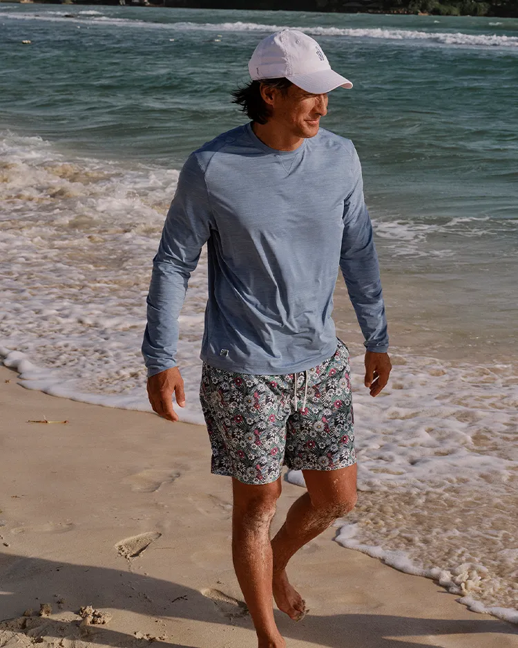 Basin Performance Crew Neck Sun Shirt sold by Johnnie-O product image thumbnail 2