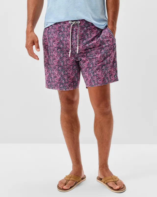 Half Elastic 7" Swim Trunks made by Johnnie-O