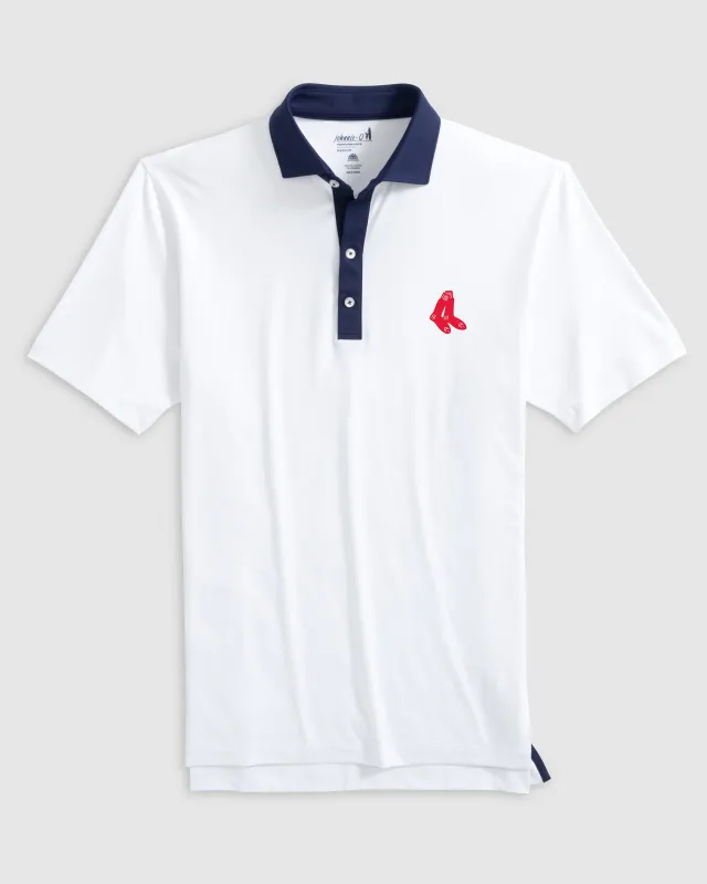 Boston Red Sox Ramos Performance Jersey Polo - Cooperstown Logo made by Johnnie-O