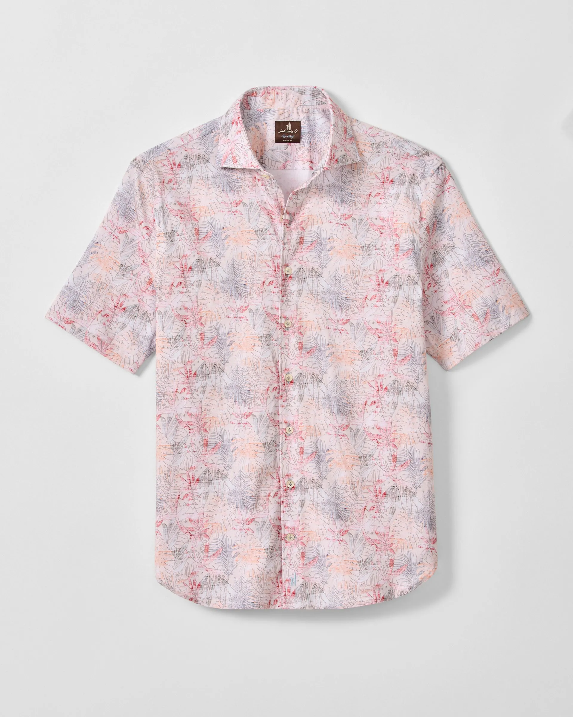 Tencel Blend Short Sleeve Button Down Shirt - Guffey Printed sold by Johnnie-O product image thumbnail 4