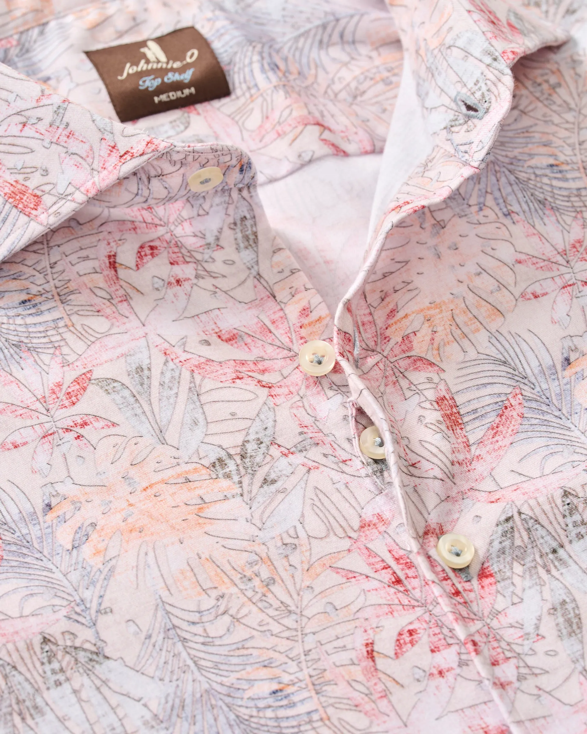 Tencel Blend Short Sleeve Button Down Shirt - Guffey Printed sold by Johnnie-O product image thumbnail 5