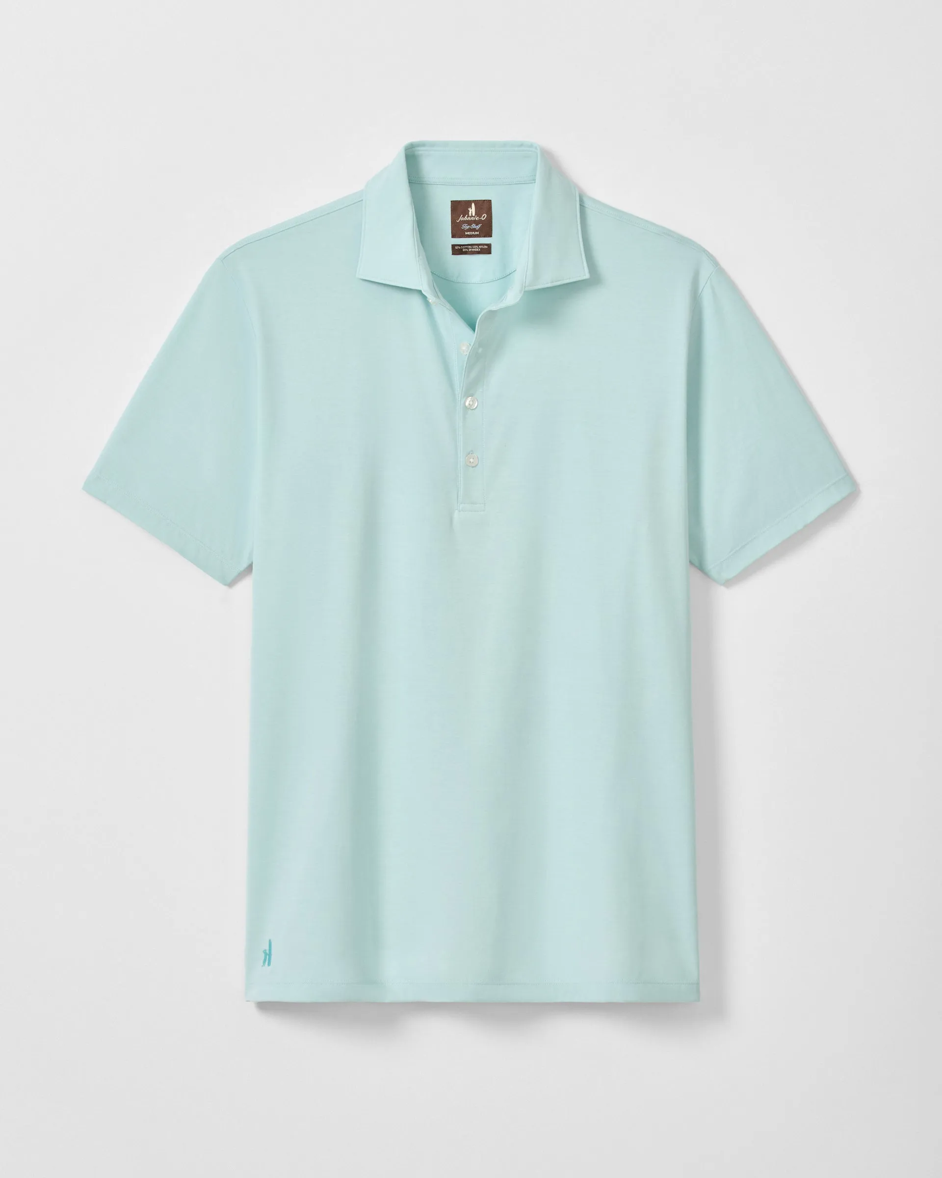 Fine Pique Knit 4-Button Polo - Elba Solid sold by Johnnie-O product image thumbnail 3