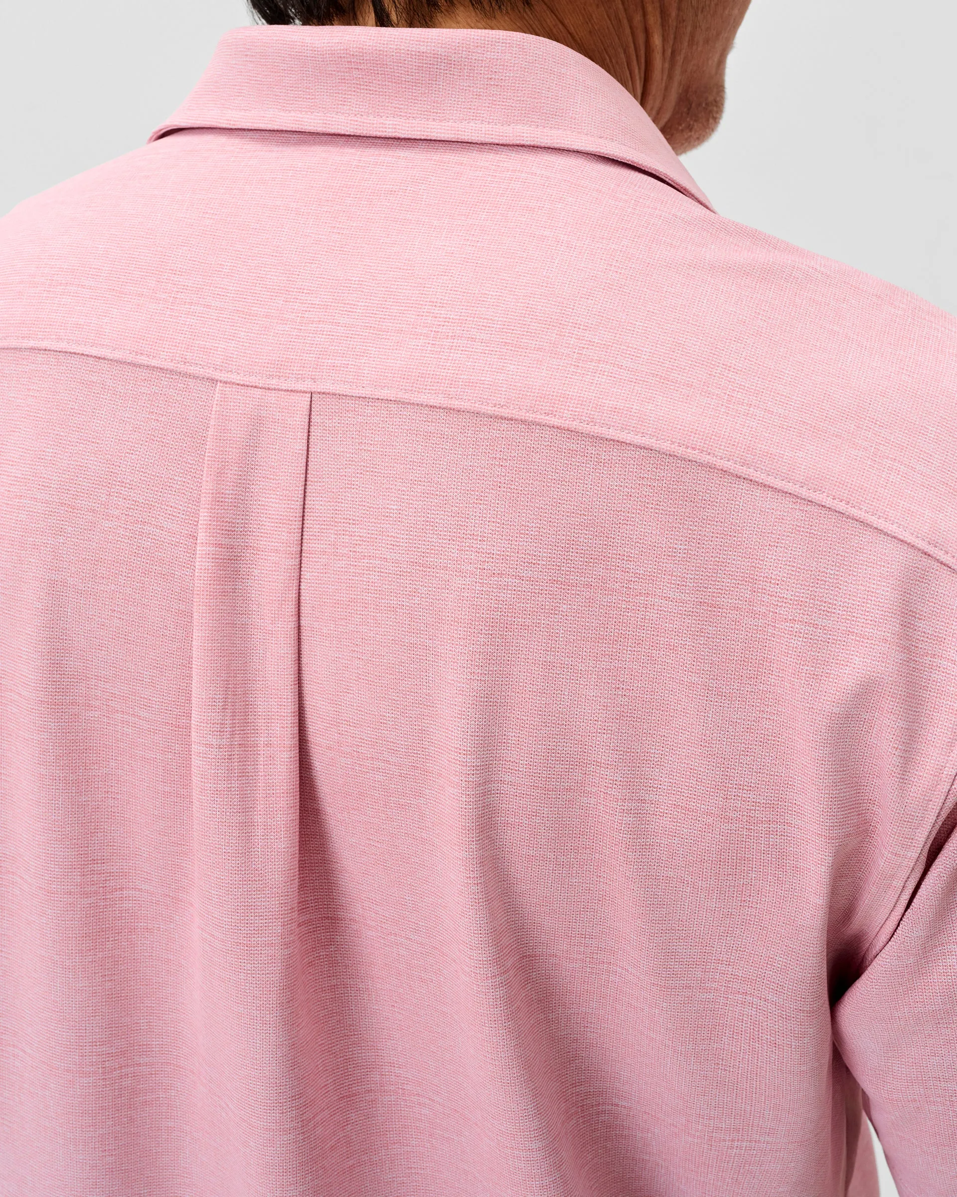 Printed Mesh Short Sleeve Button Up Shirt - Breck Printed Solid Knit sold by Johnnie-O product image thumbnail 3