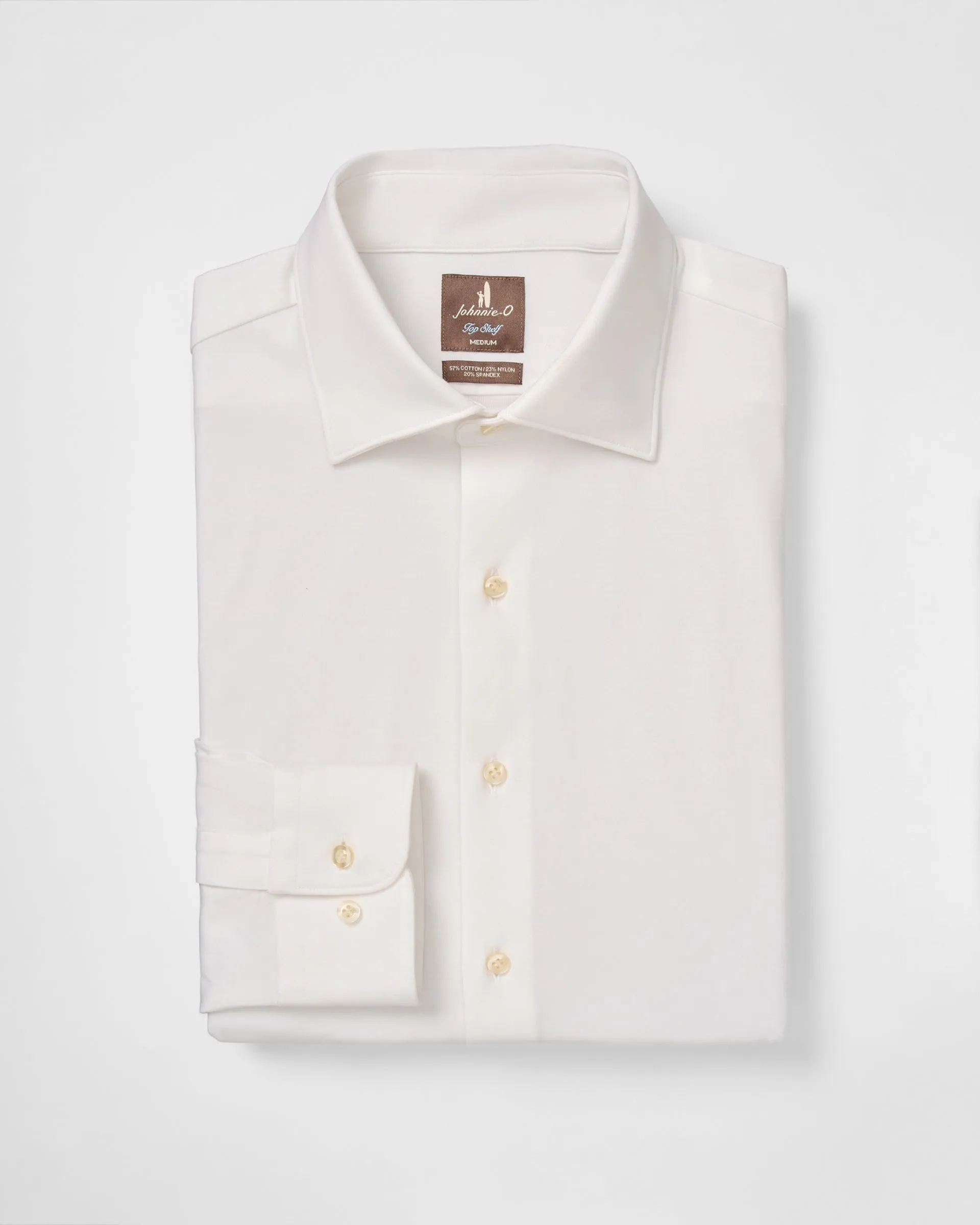 Fine Pique Knit Button Down Shirt - Boughton Solid sold by Johnnie-O product image thumbnail 5